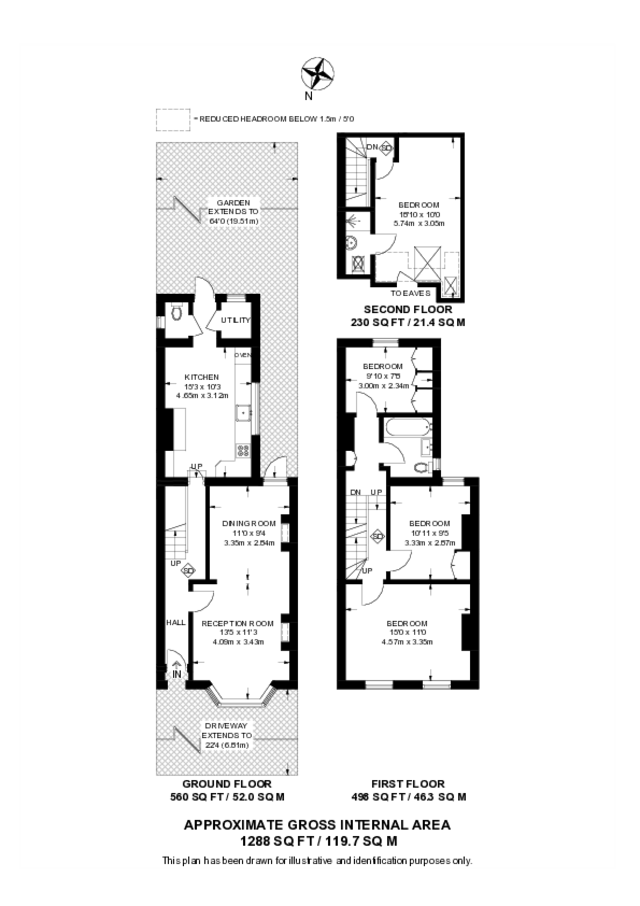 Victoria Road EN4, New Barnet floorplan