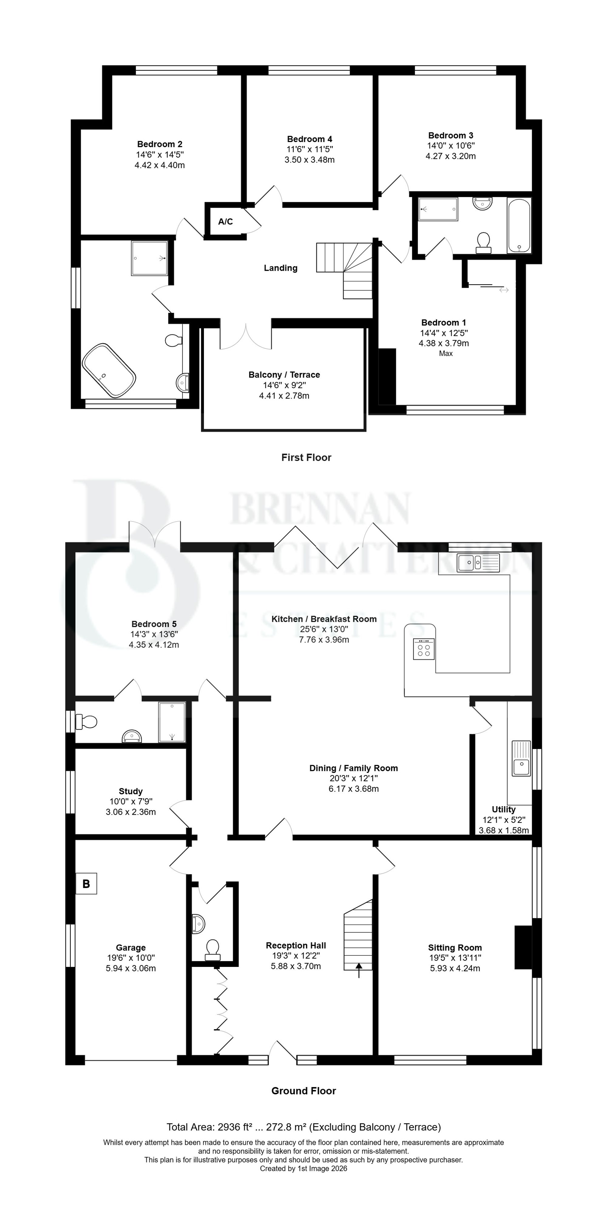 5 Priory Close, Bognor Regis floorplan