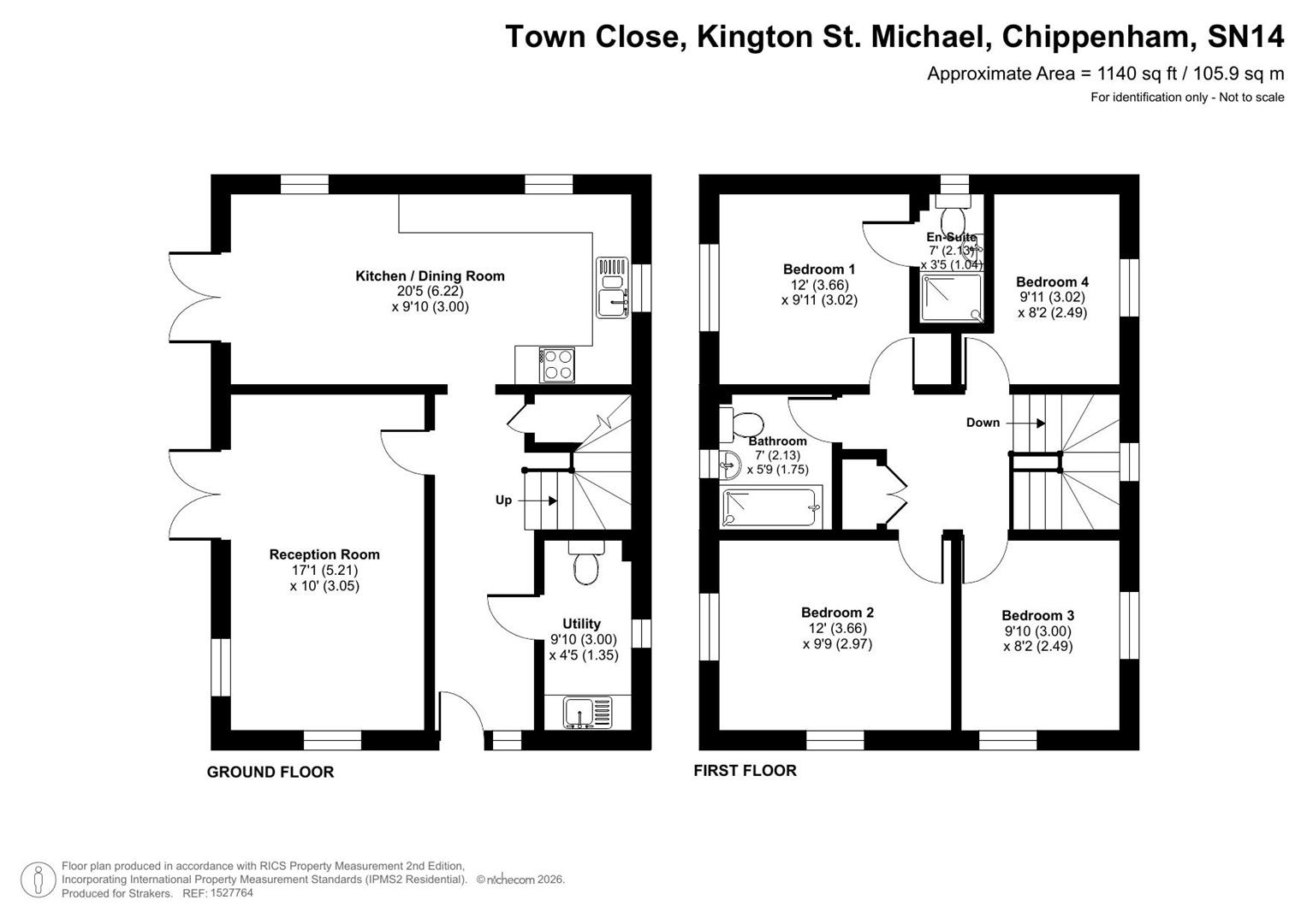 1, Town Close, Kington St Michael floorplan