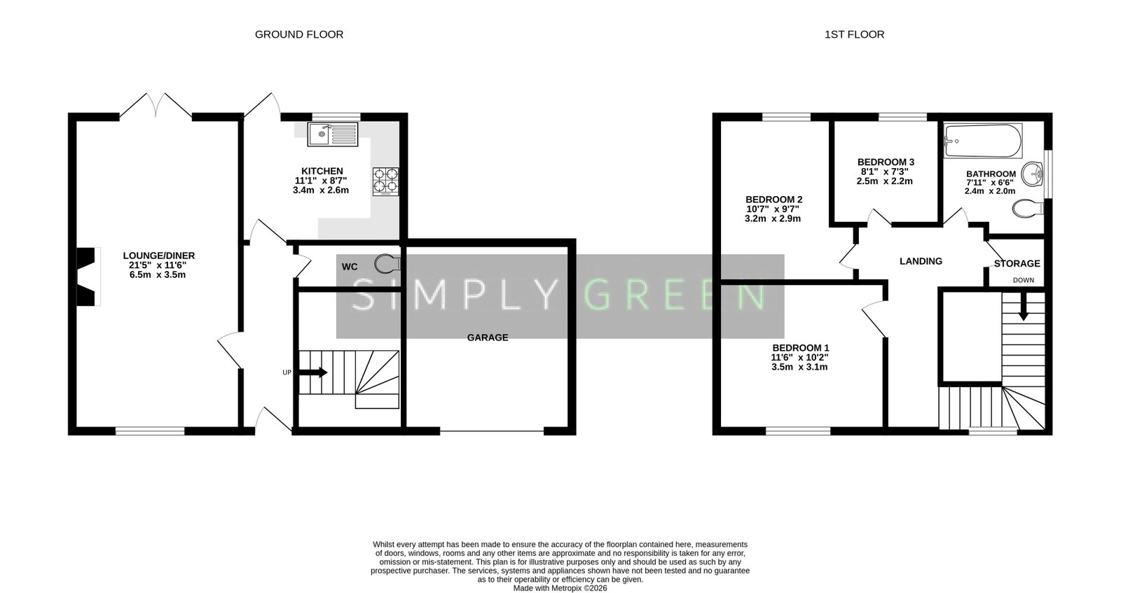 1, Larksmead Way, Newton Abbot floorplan