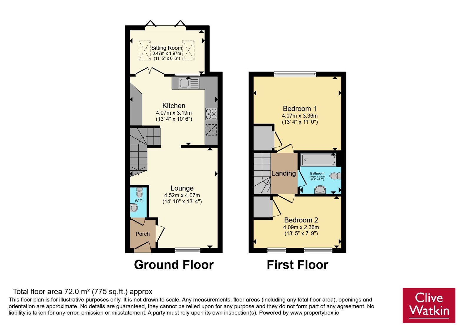 32, Churchill Lane, Cheshire floorplan