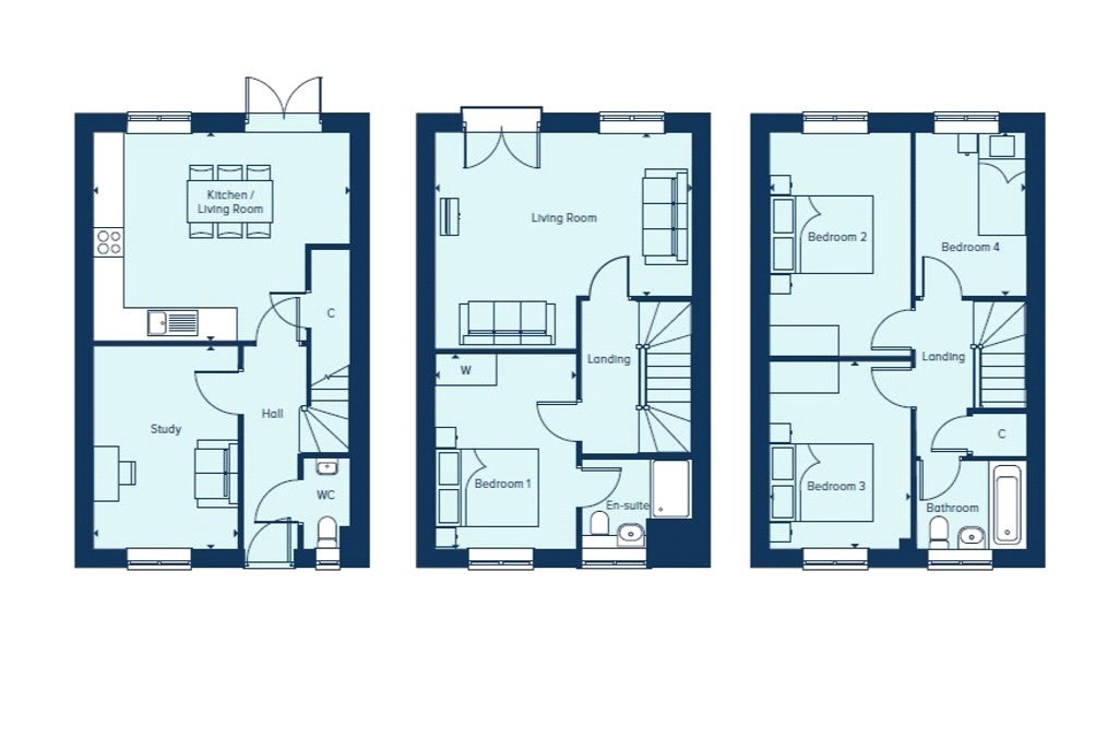 Windsor Gate, Windsor floorplan