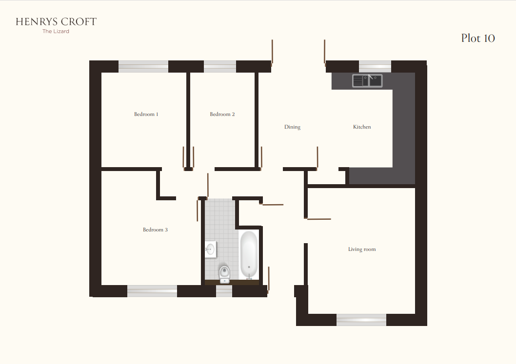 Plot 10 Henrys Croft, 21, Henrys Croft, Helston floorplan