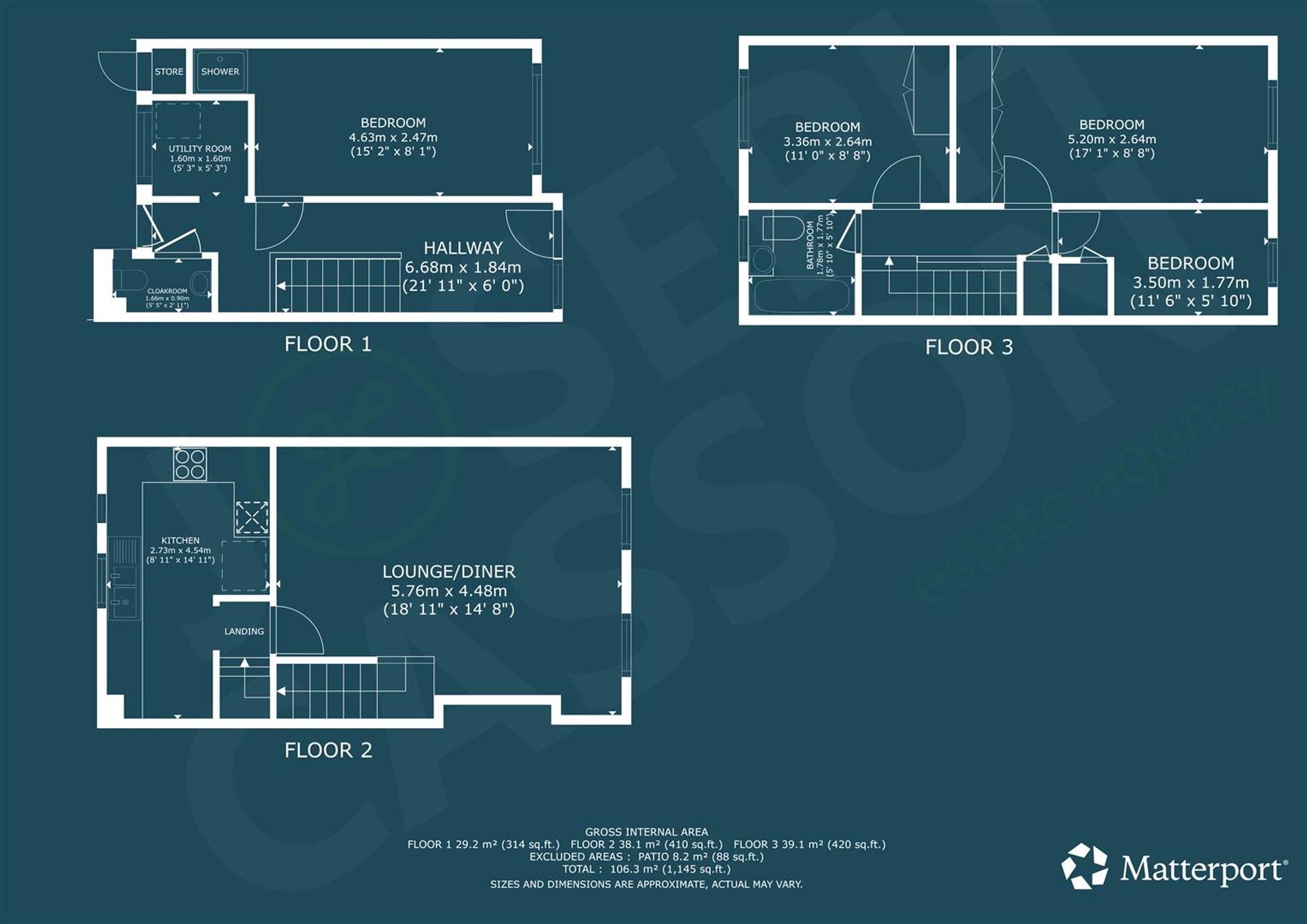 7, St. Matthews Field, Bridgwater floorplan