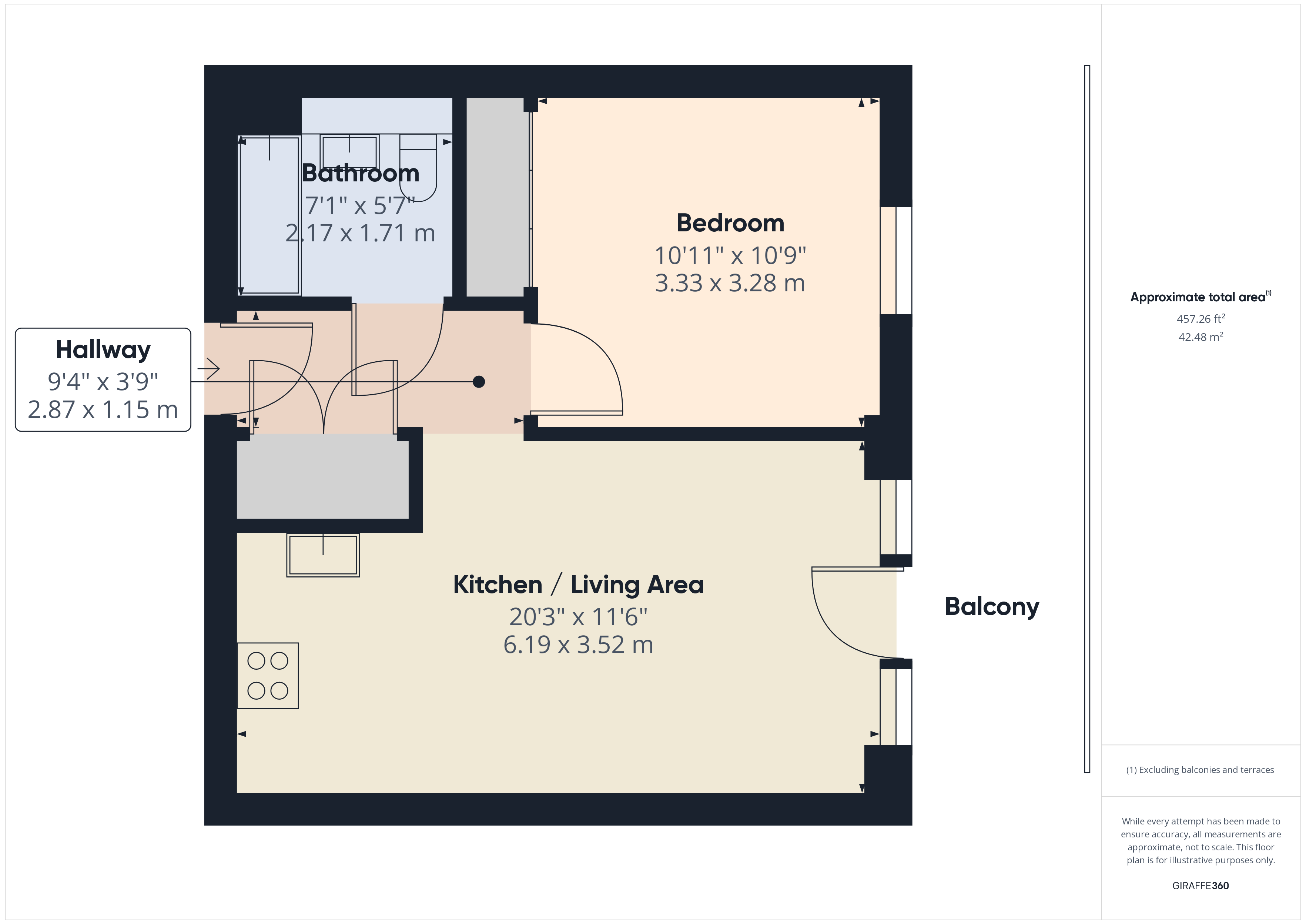 Flat 102, 55, Flagstaff Road, Berkshire floorplan