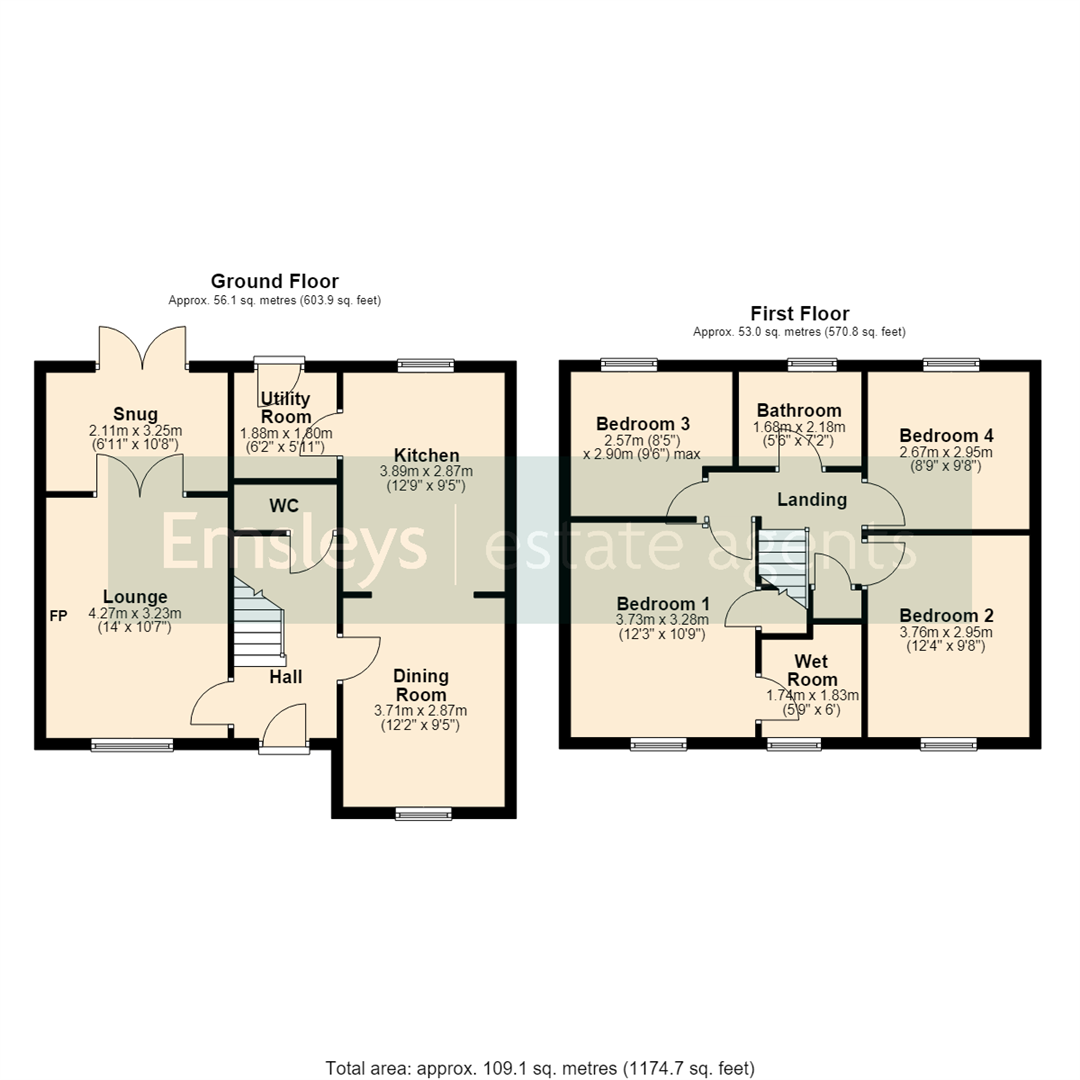 33, Chestnut Green, Leeds floorplan