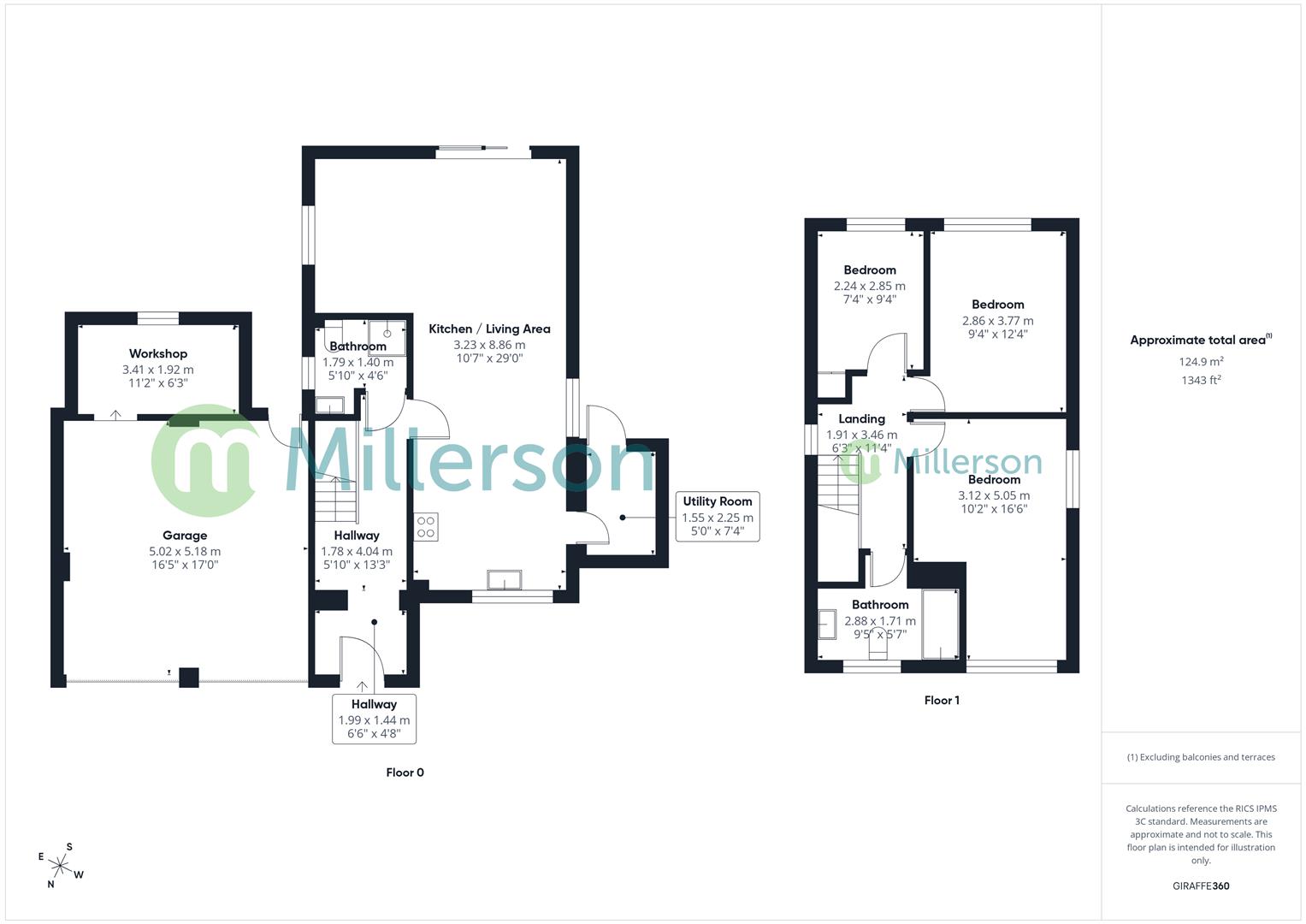 12, Little Treloweth, Redruth floorplan