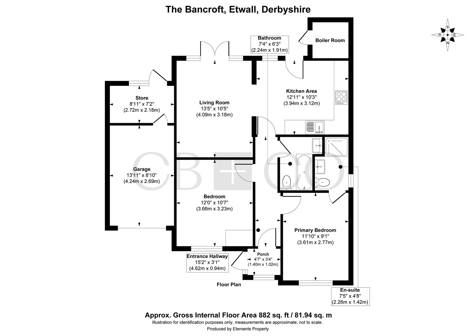 76, The Bancroft, Derby floorplan