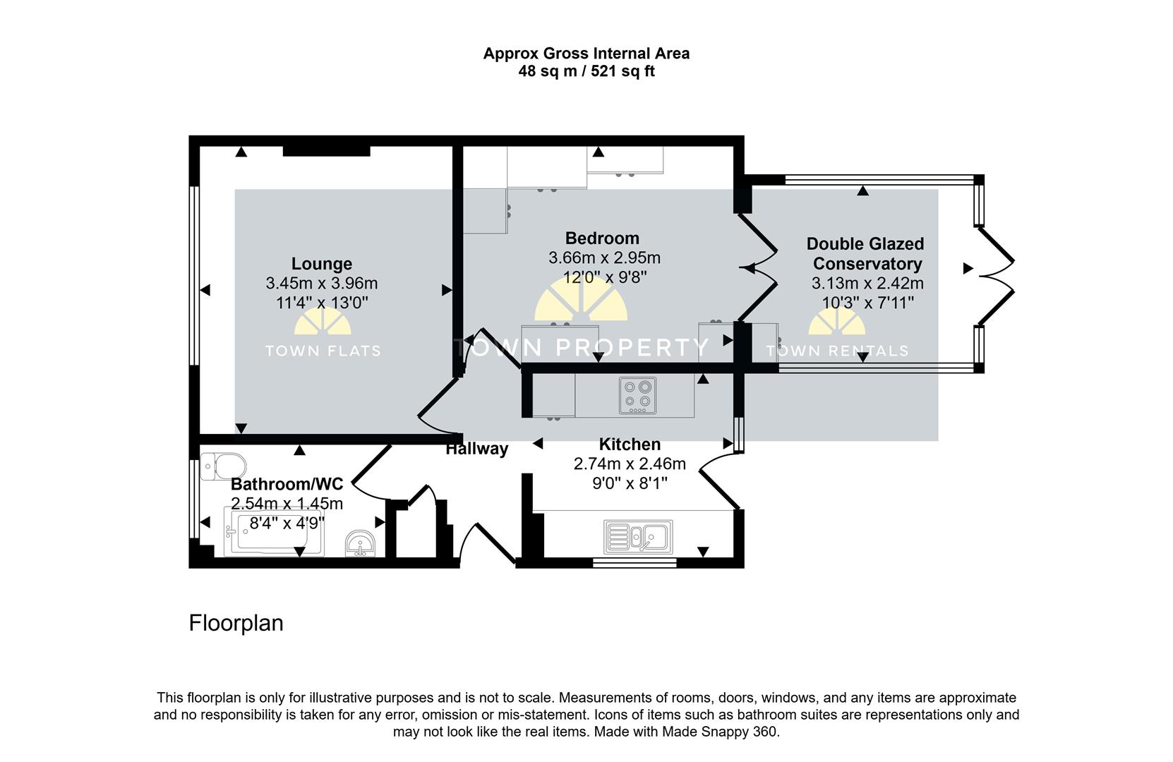 19, Chaucer Walk, Eastbourne floorplan