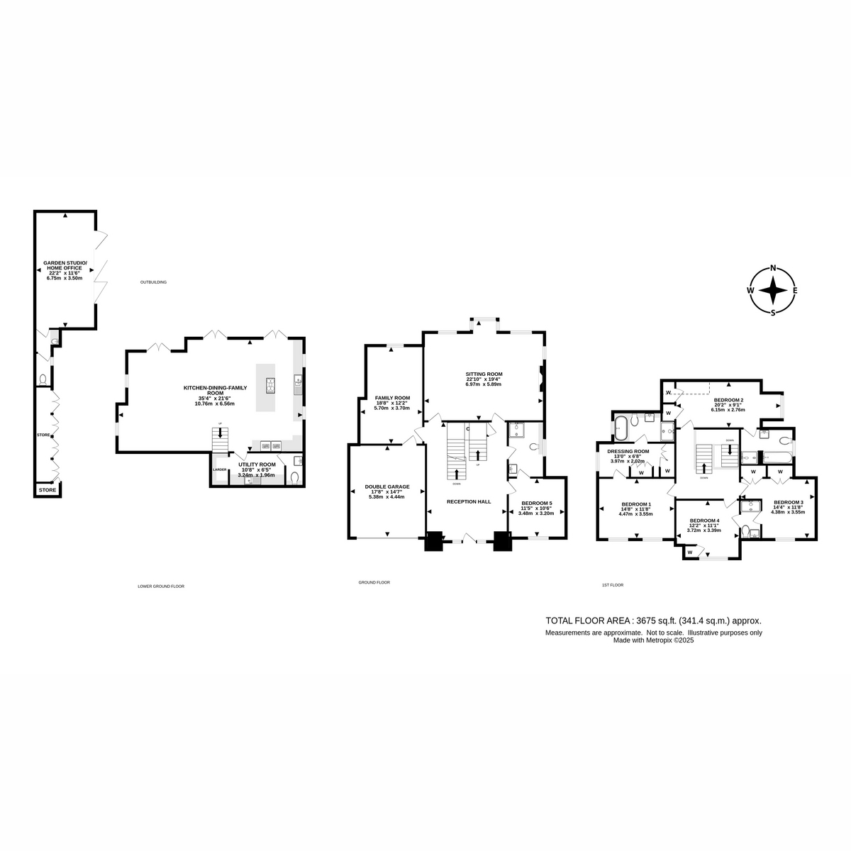 6, High Oaks, Surrey floorplan