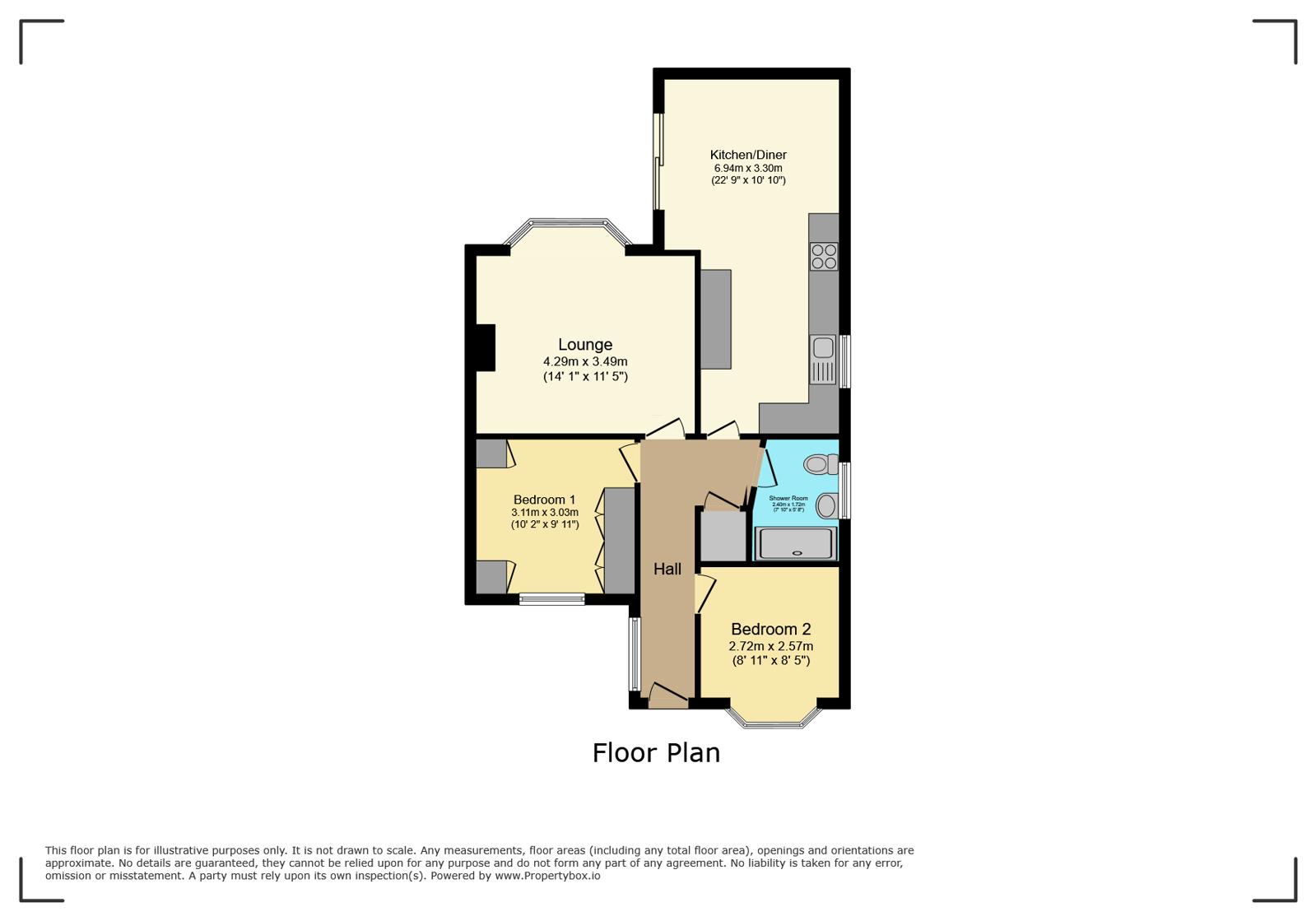 14, Ravens Close, Hampshire floorplan