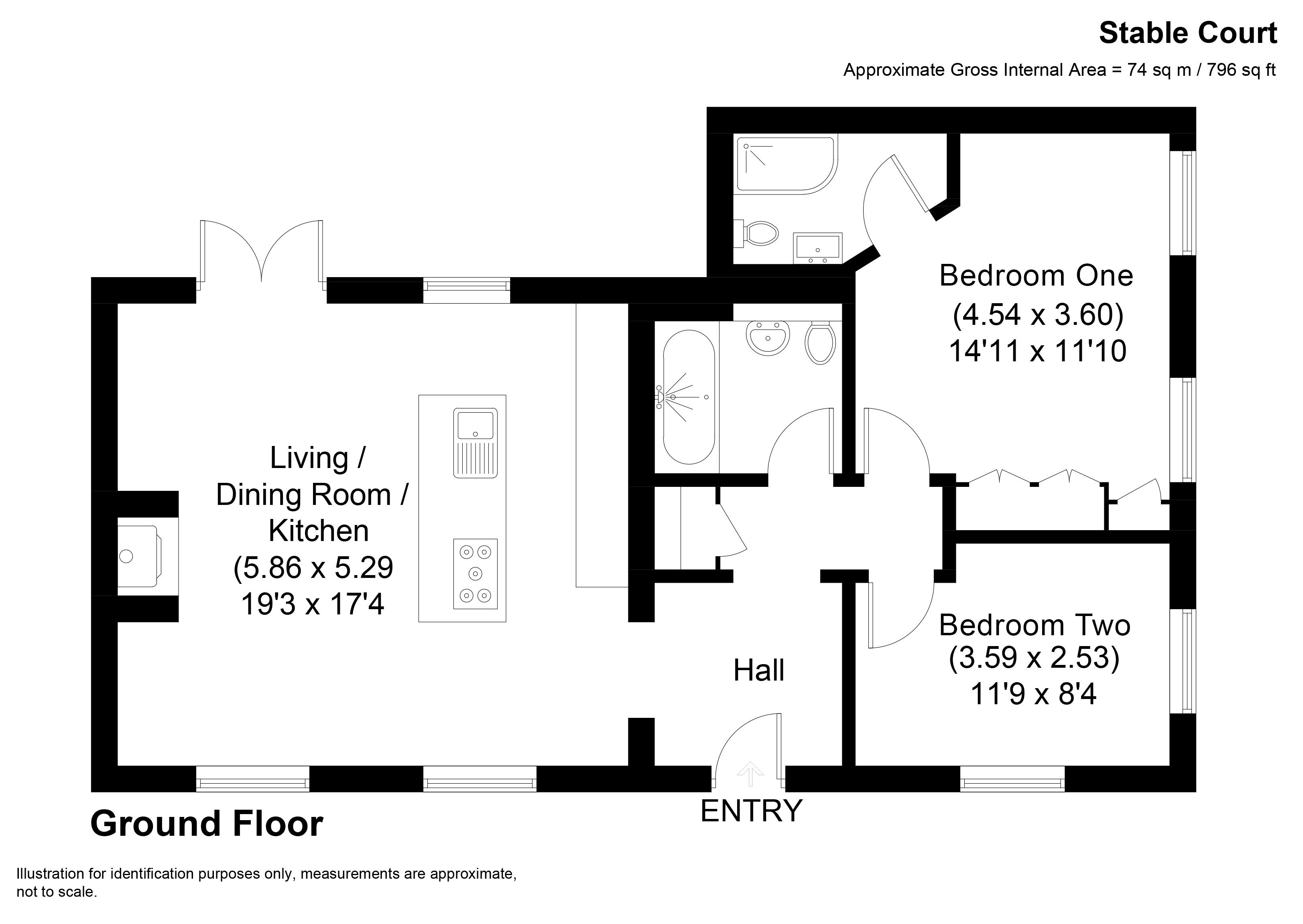 5, Stable Court, Droitwich floorplan
