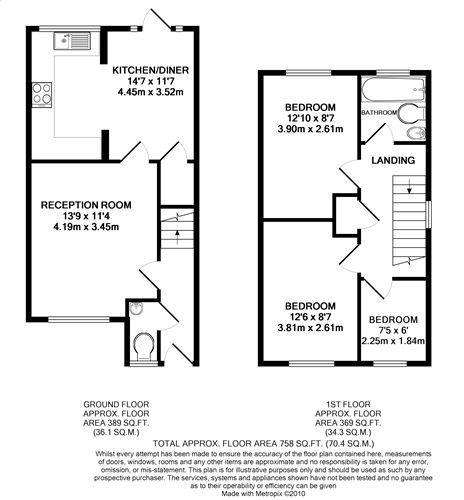 7, Newhall Gardens, Walton-On-Thames floorplan