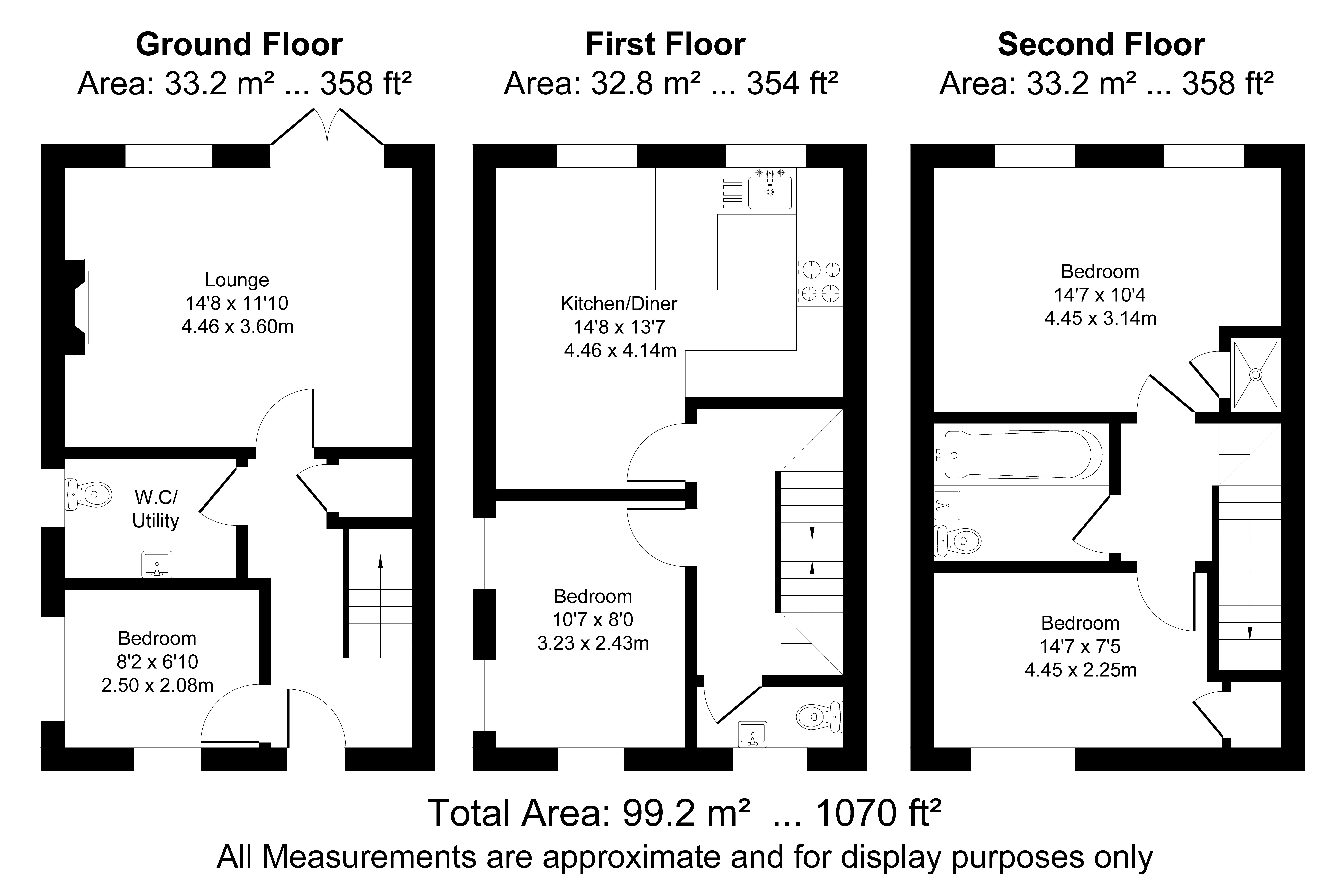 18, St Rochus Drive, Wellingborough floorplan