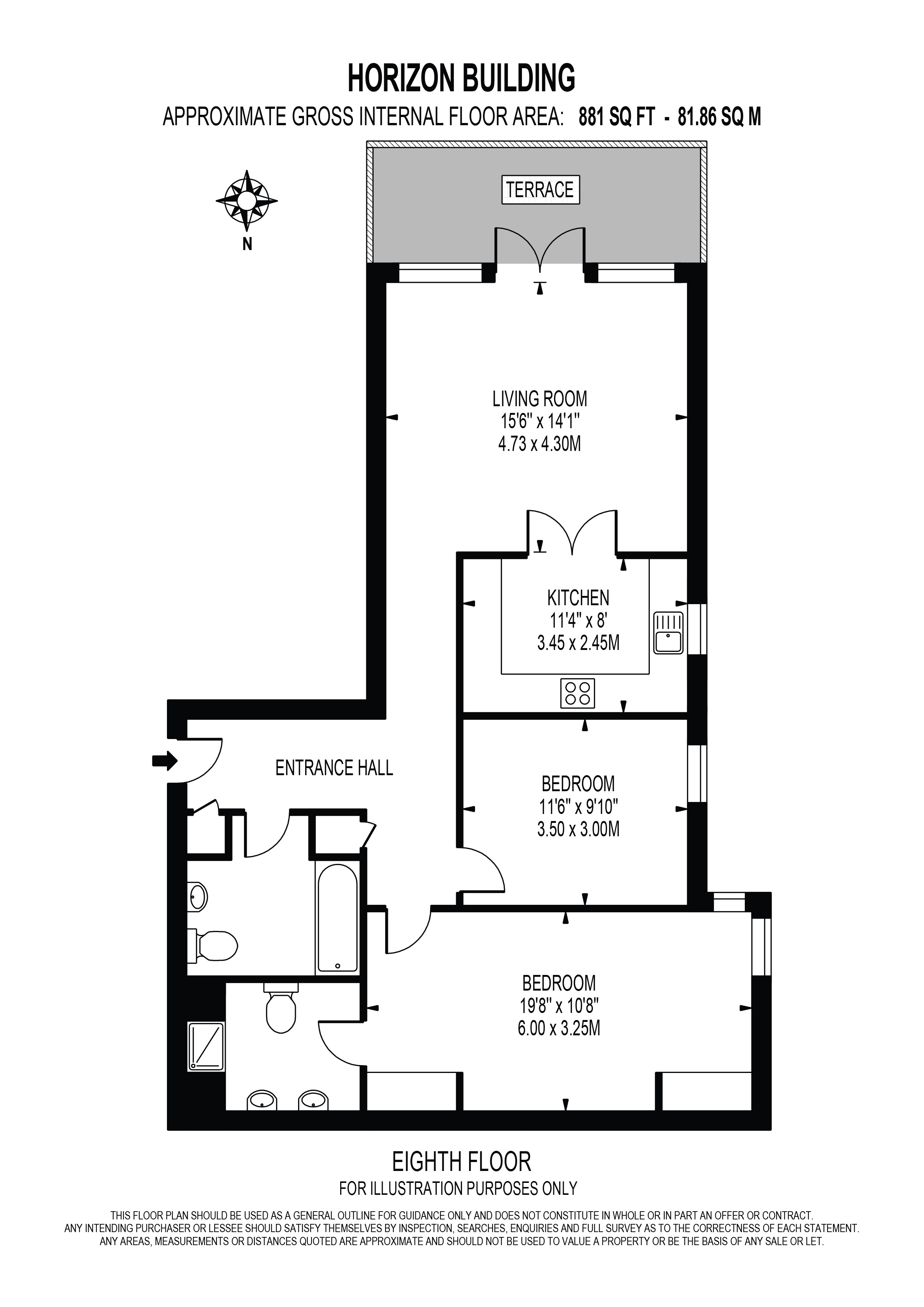 2 Bedrooms Flat to rent in Horizon Building, Hertsmere Road, Canary Wharf E14