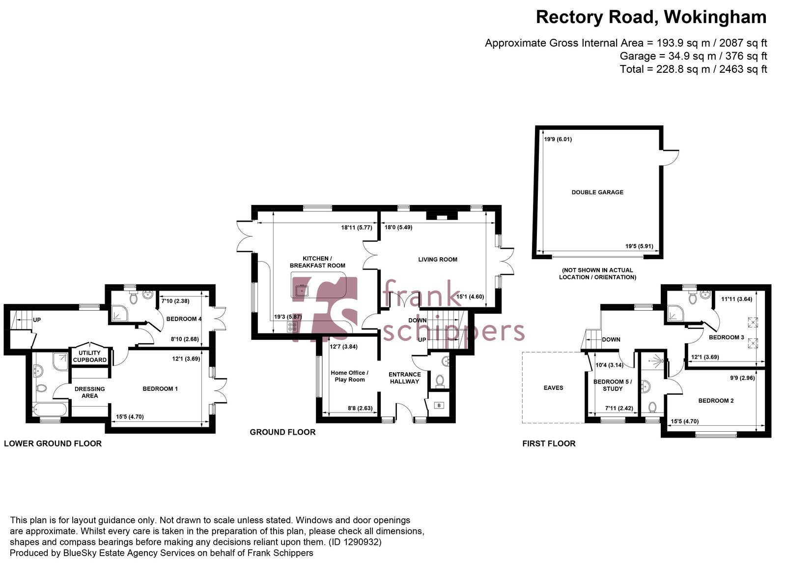 5, Rectory Road, Wokingham floorplan