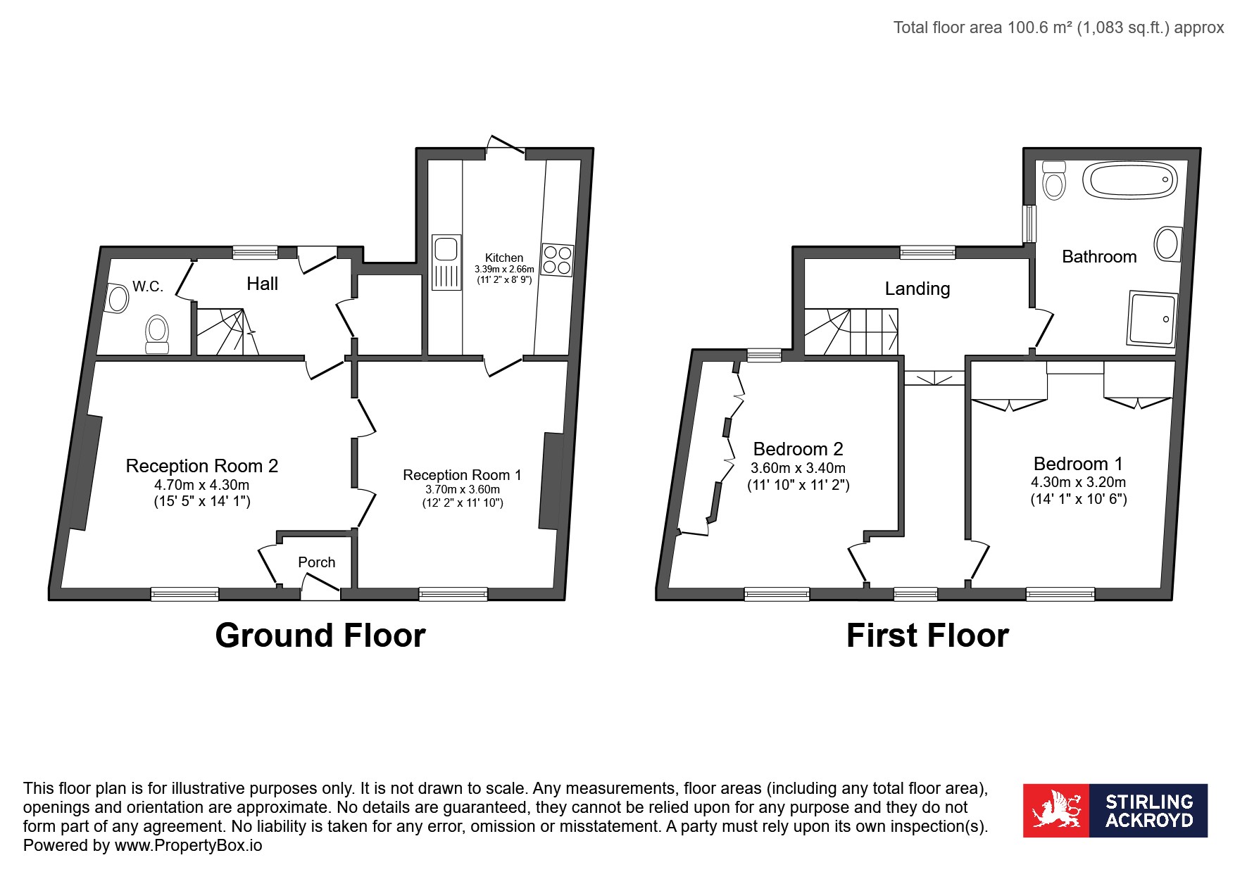 25, White Horse Lane, London floorplan