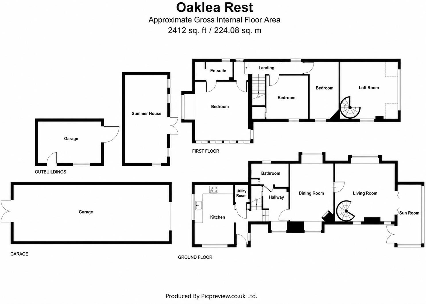 Oaklea Rest, Silverhill Avenue, St. Leonards-On-Sea floorplan