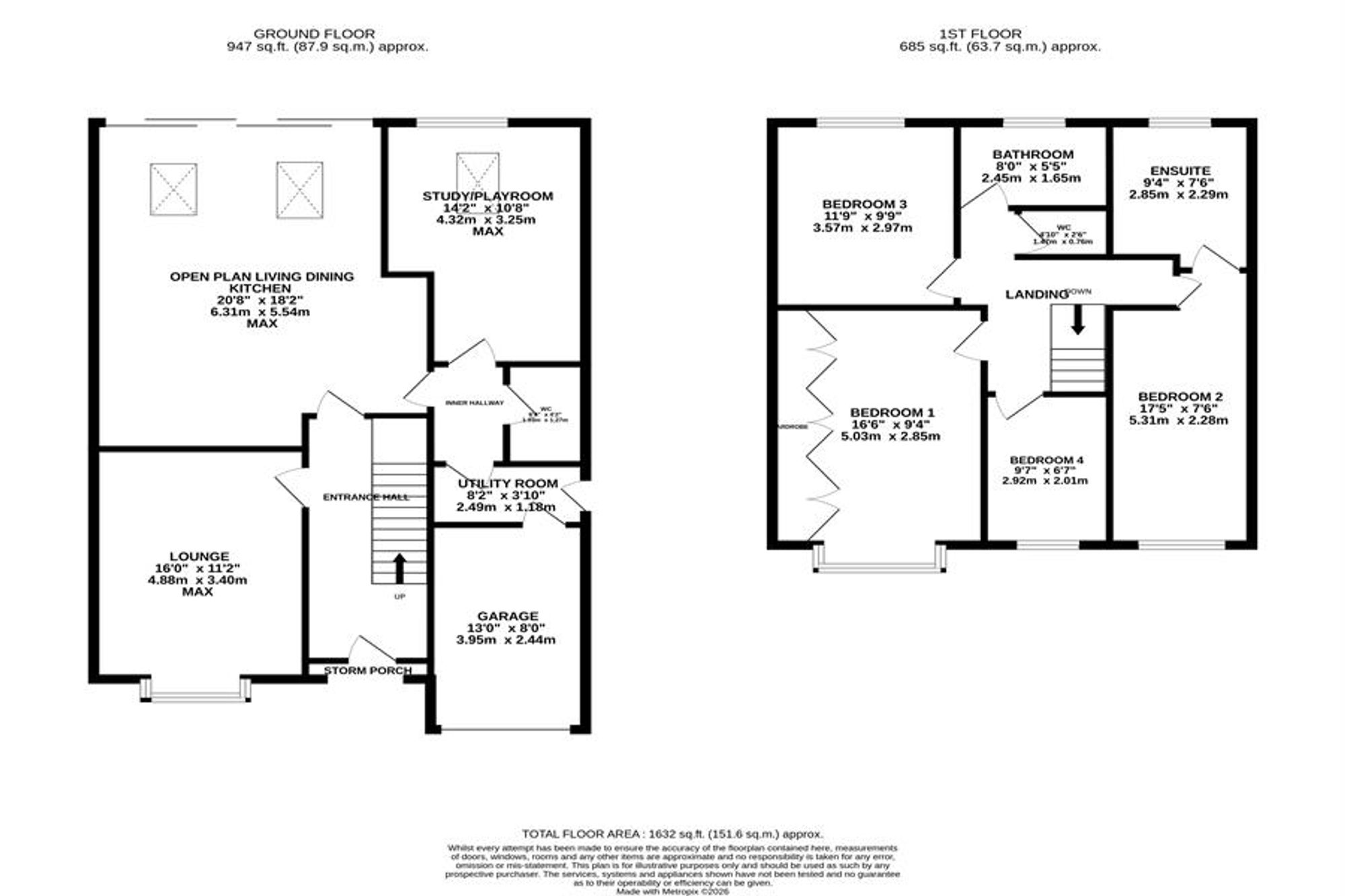 74 Brookfield Avenue, Stockport floorplan