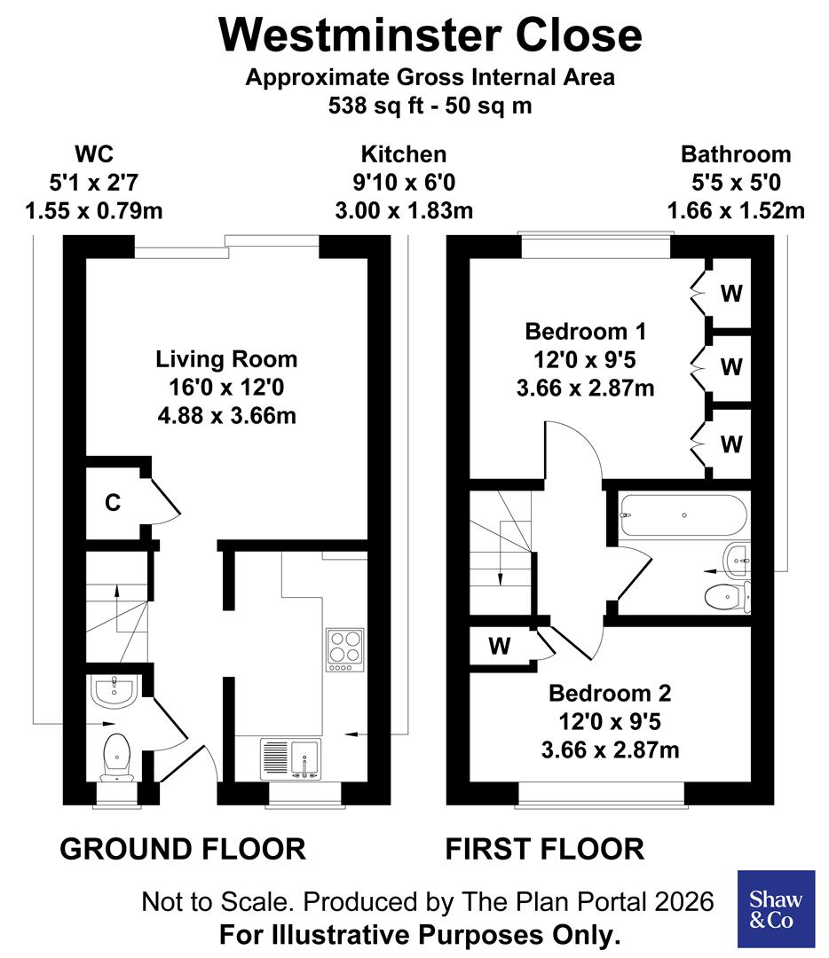 28, Westminster Close, Feltham floorplan