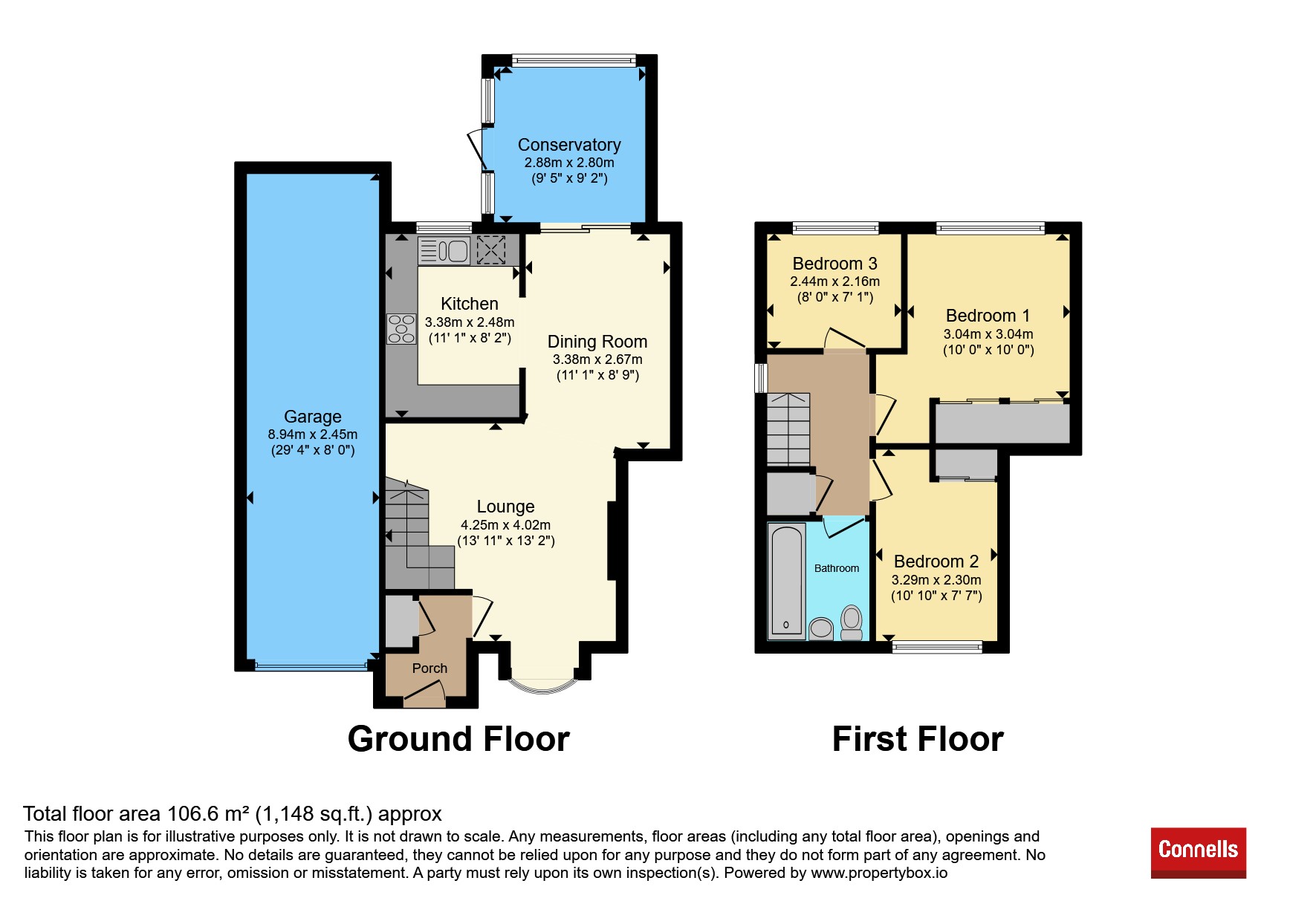 1, Old Farm Road, Bridgwater floorplan