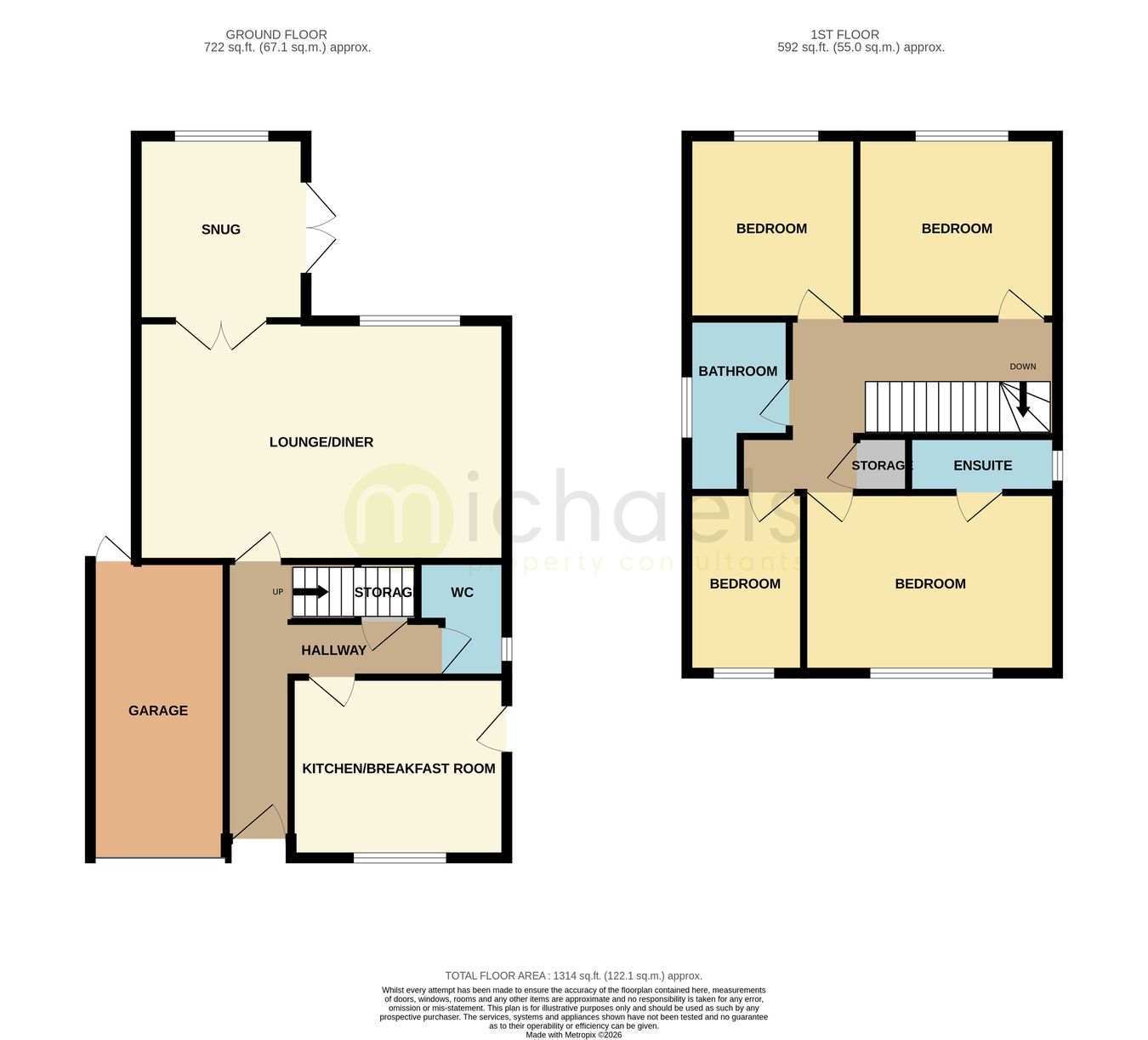 8, Orchard Close, Colchester floorplan