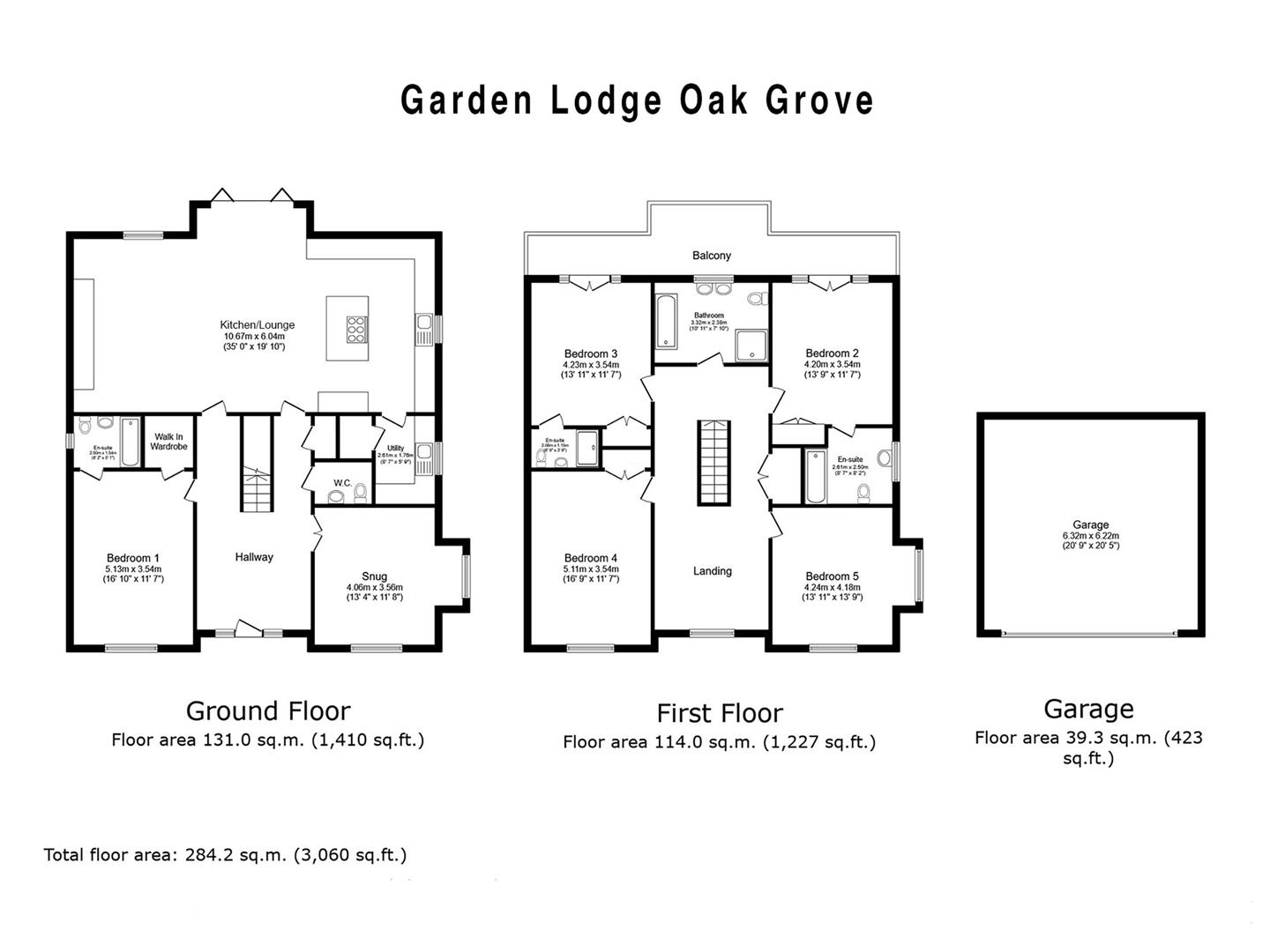 Garden Lodge, 1, Oak Grove, Aldridge floorplan