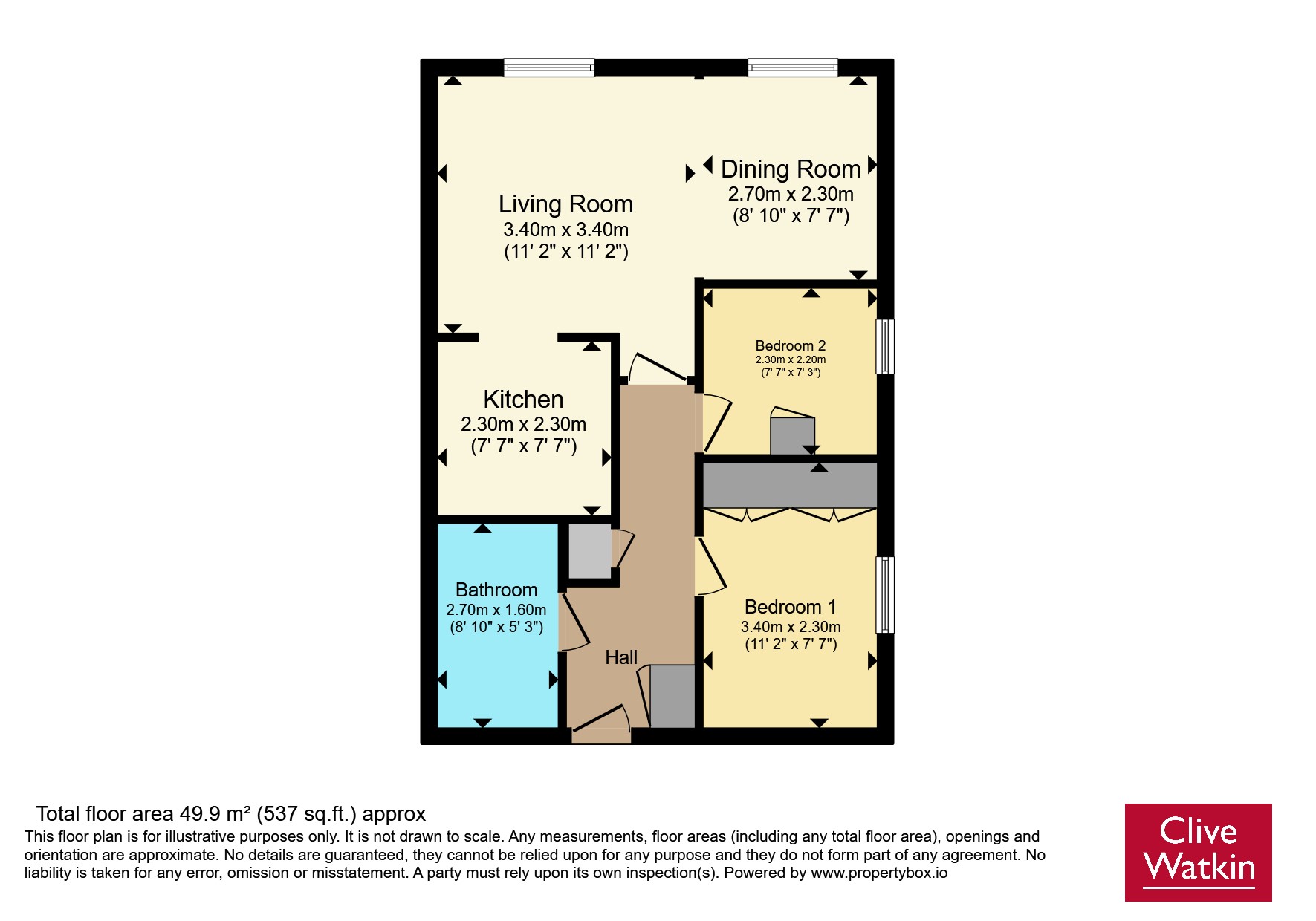 Flat 5, Hamilton Court,, Hinderton Road, Cheshire floorplan