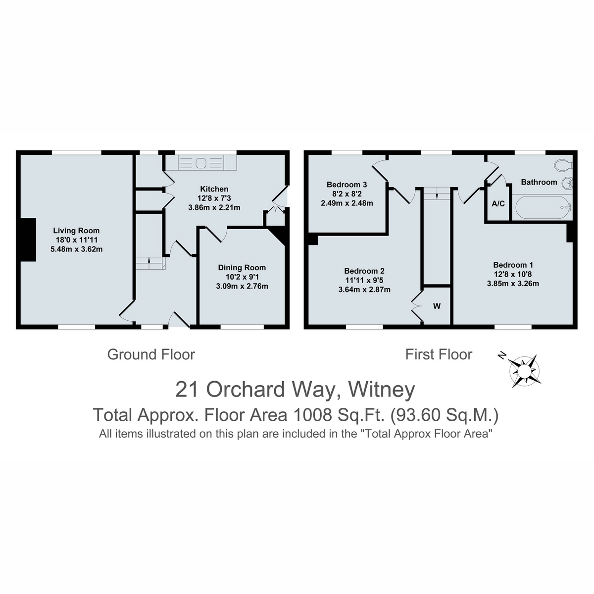21, Orchard Way, Witney floorplan