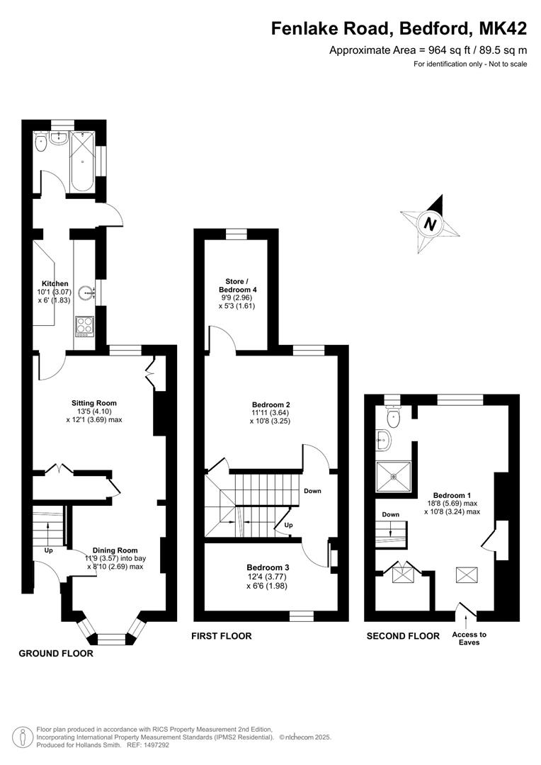 98, Fenlake Road, Bedford floorplan