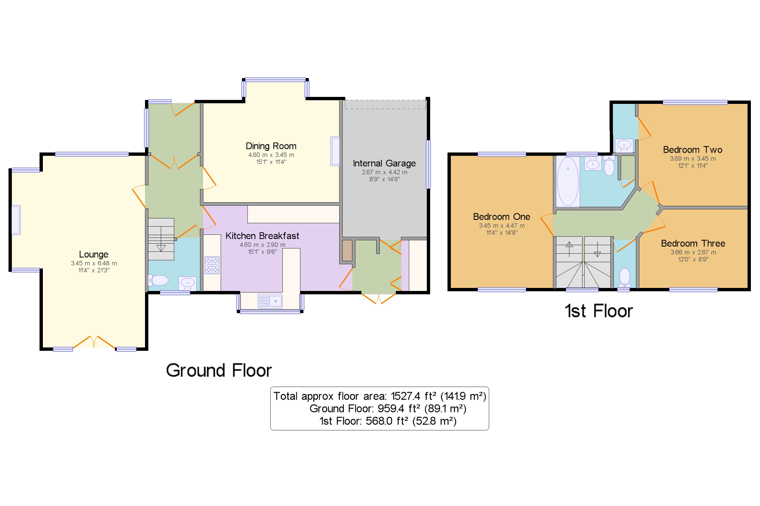 7, Fletcher Drive, Stockport floorplan