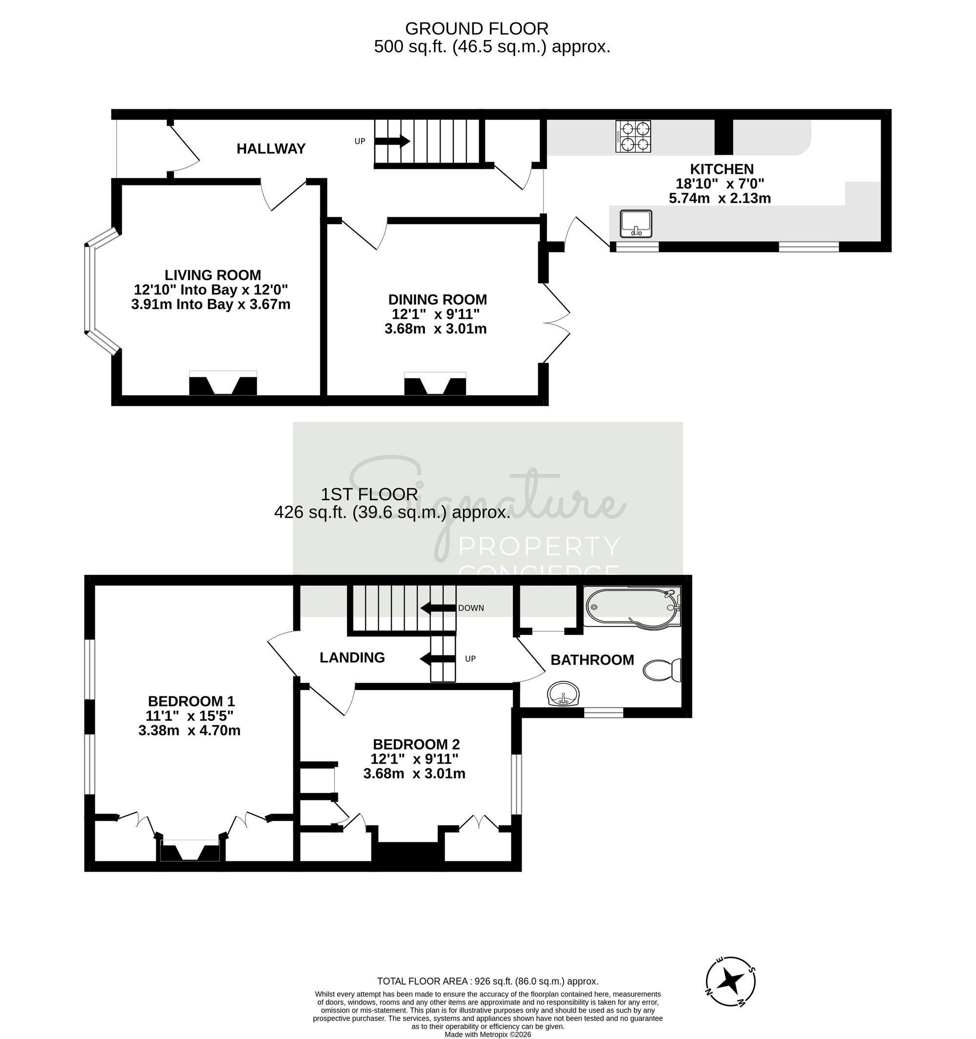 44 Ash Road, Aldershot floorplan