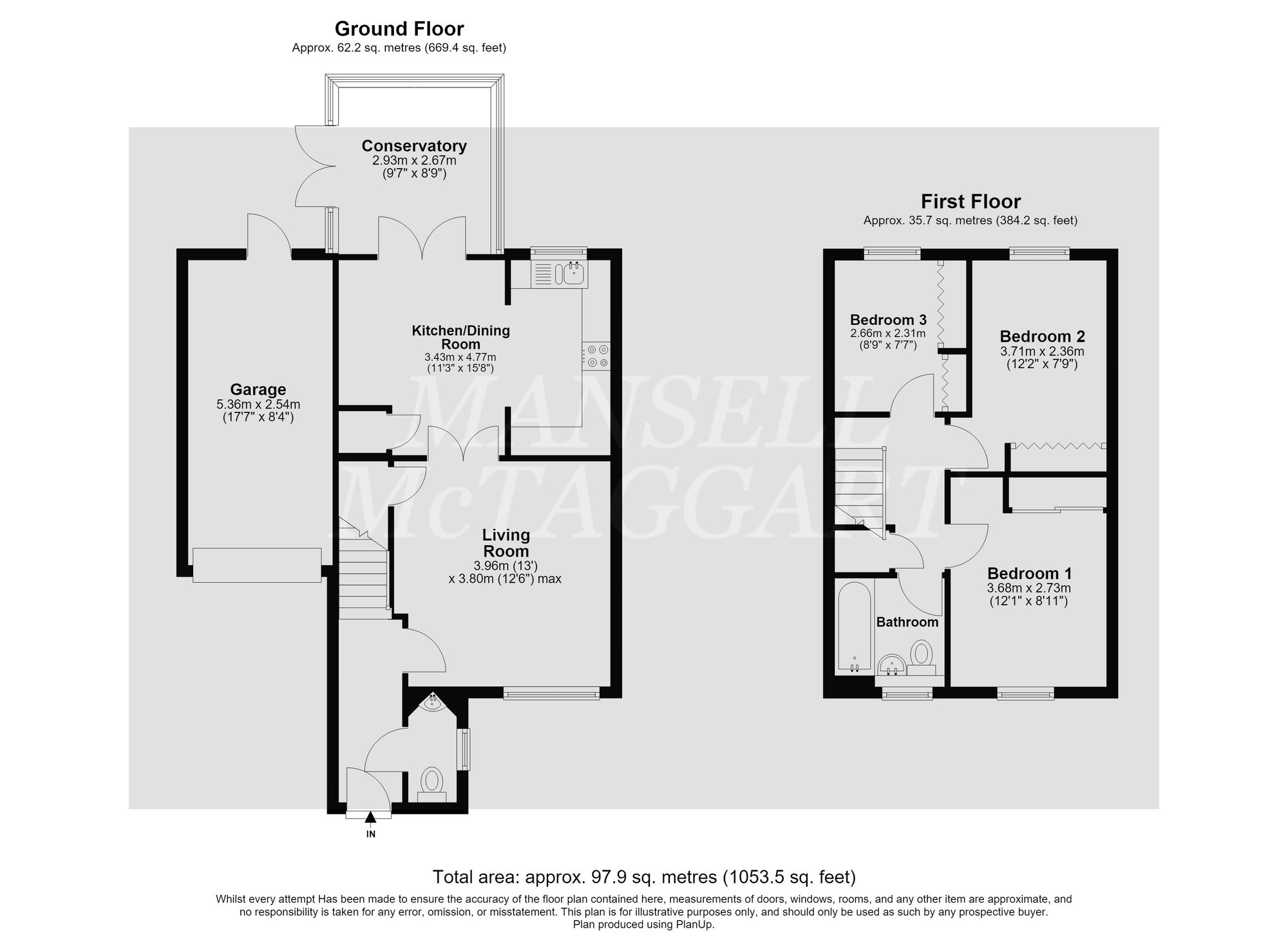 16 Graveney Road, Crawley floorplan