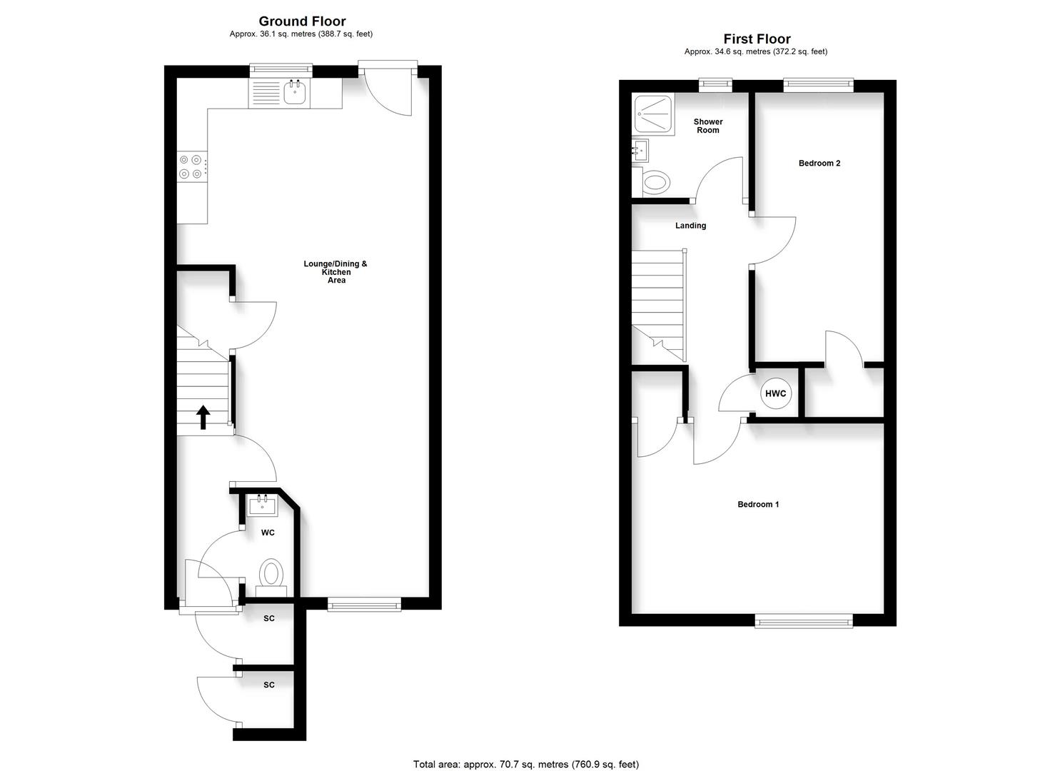 37, Tates Way, Stevenage floorplan