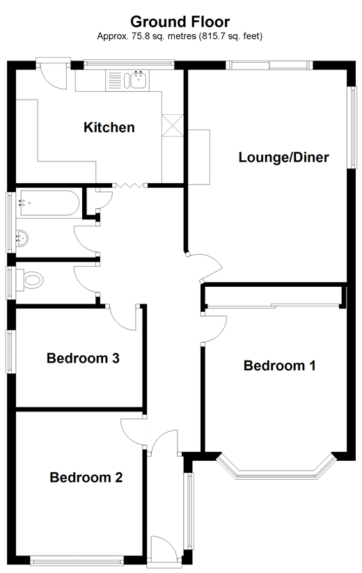 3 Bedrooms Detached bungalow for sale in Sycamore Close, Woodingdean, Brighton, East Sussex BN2