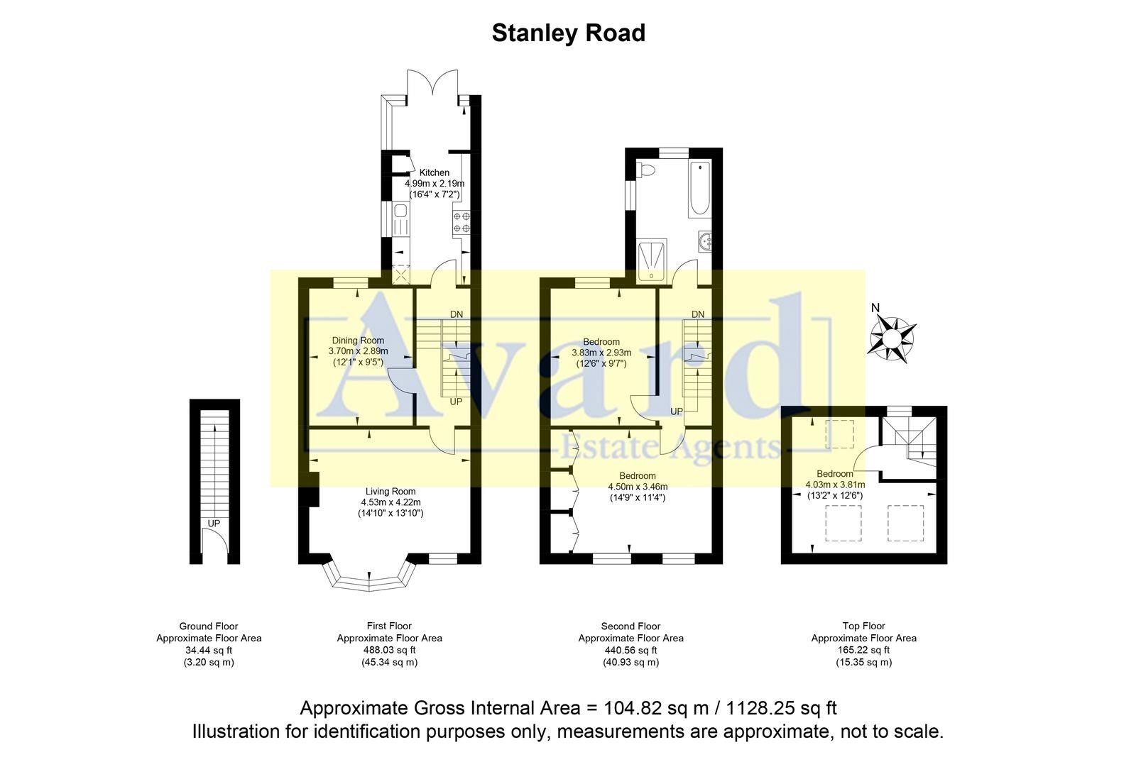 51A, Stanley Road, Brighton floorplan