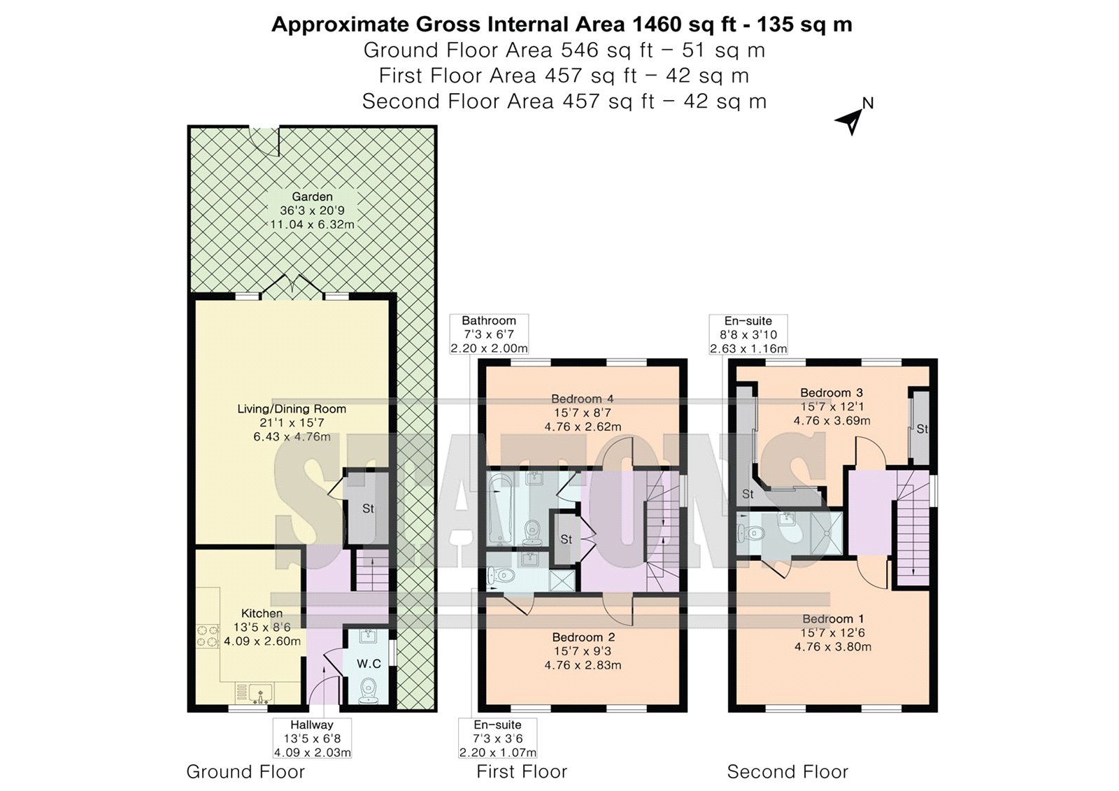 14, St. Albans Road East, Hertfordshire floorplan