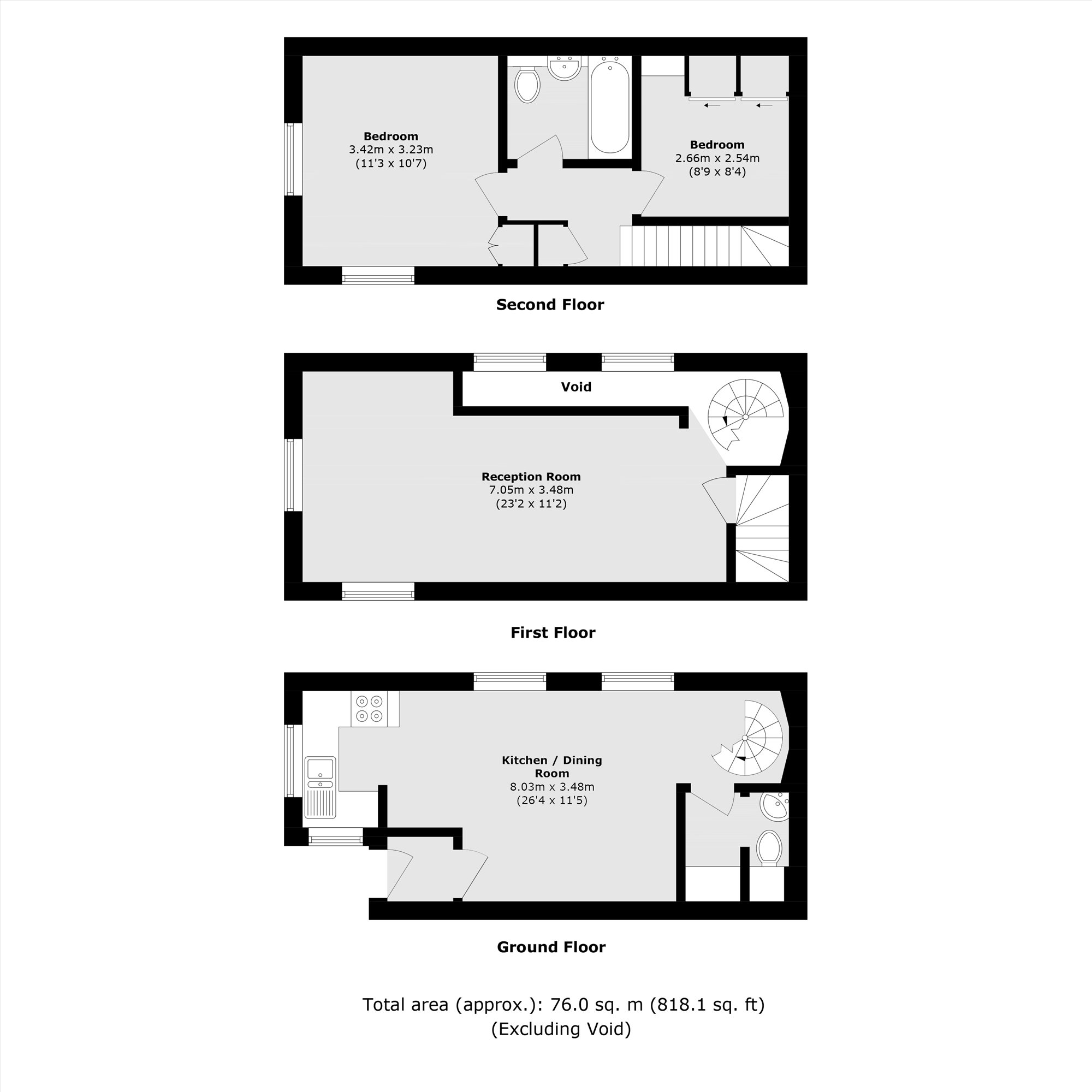 22, Elgin Mews North, Maida Vale floorplan