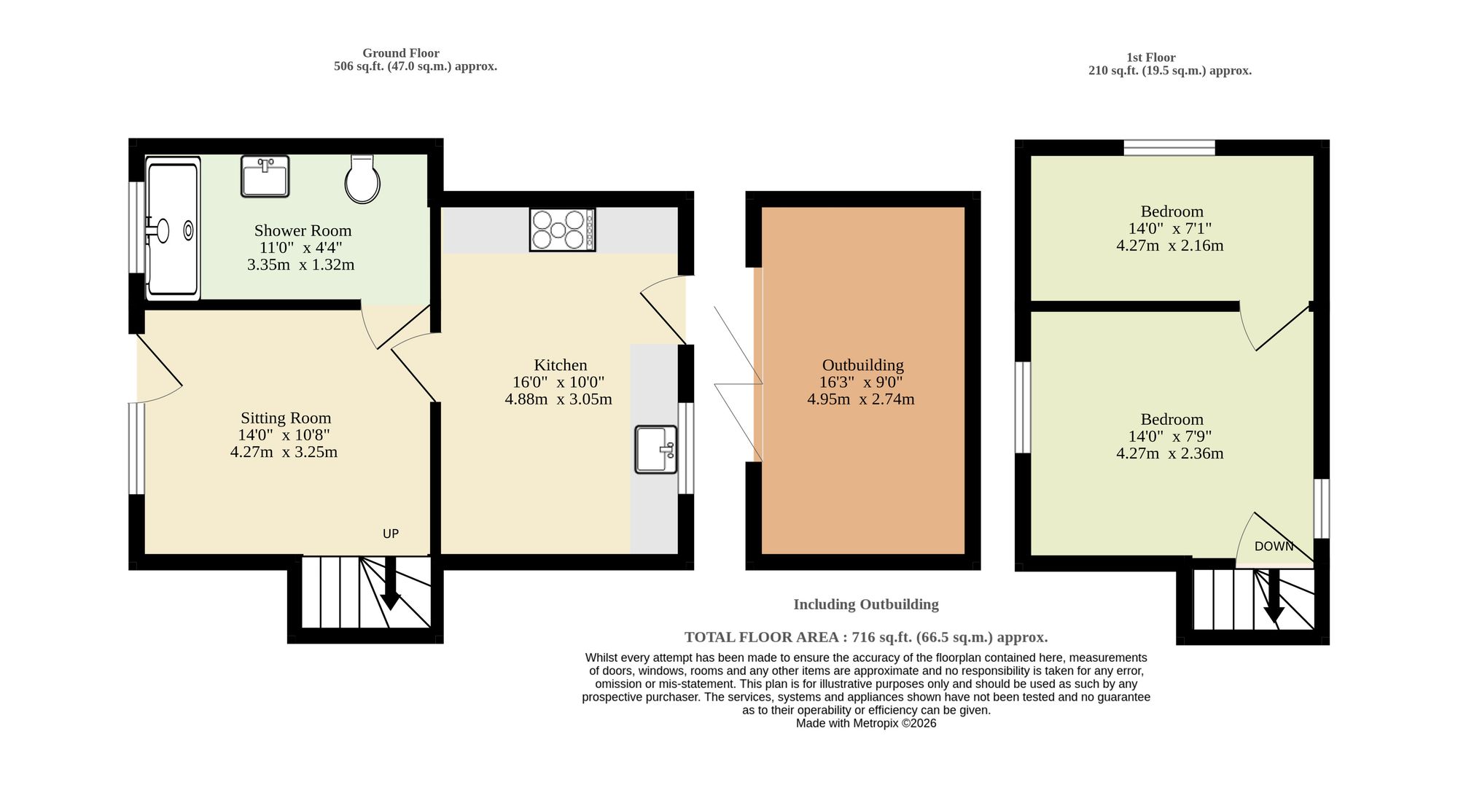 1 Town Close Church Street, Eye floorplan