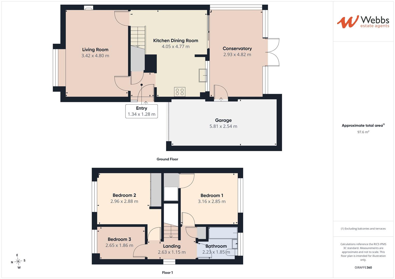 9, Crestwood Rise, Rugeley floorplan