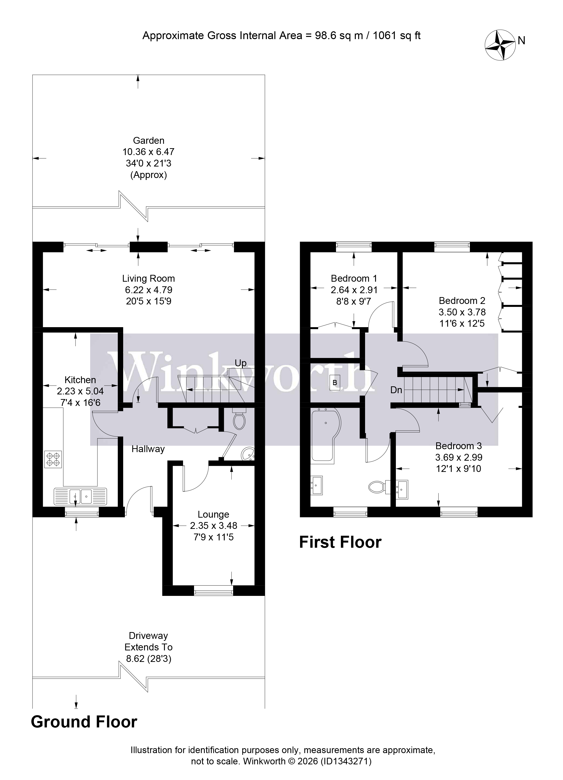 Anthony Road, Hertfordshire floorplan