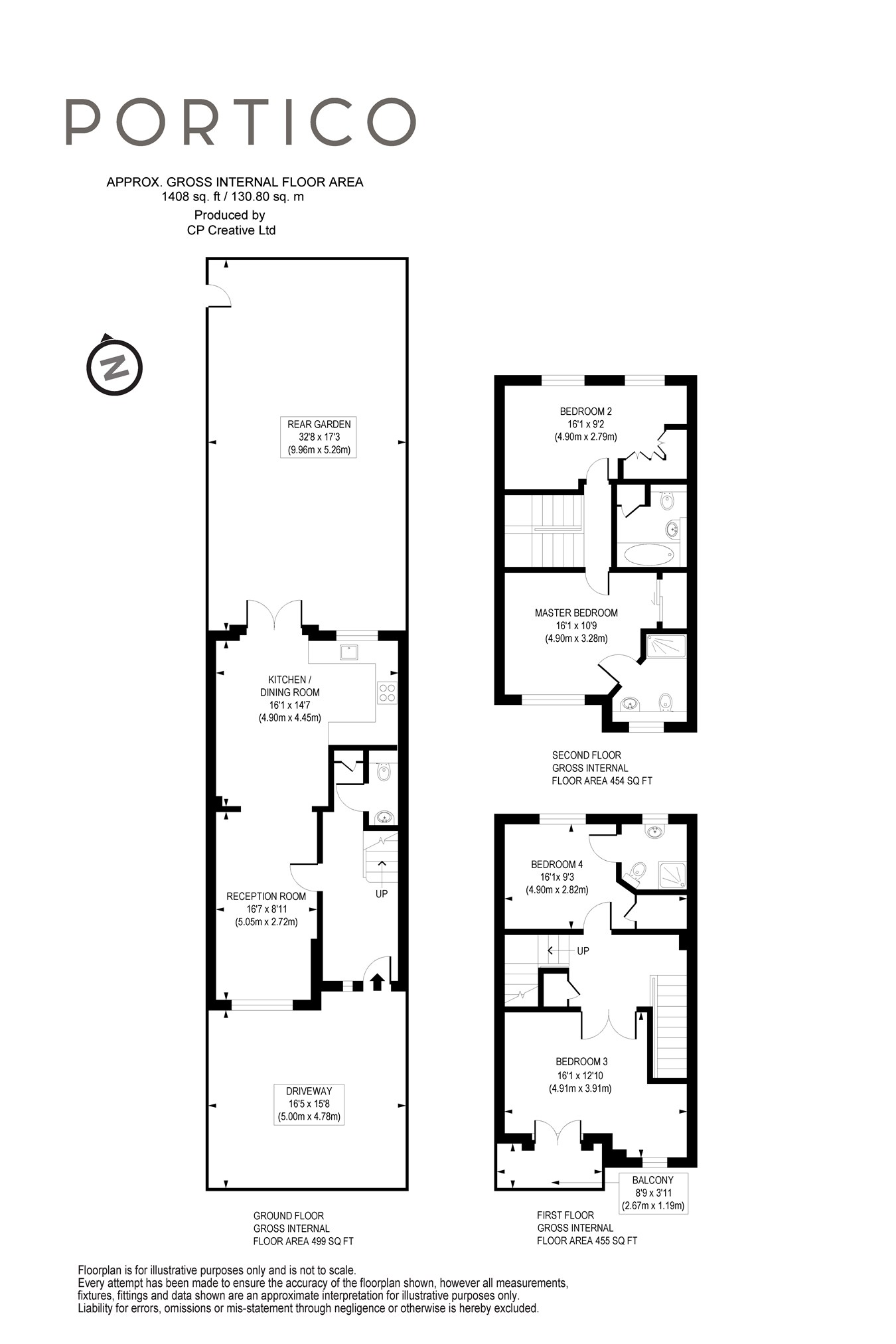 4 Bedrooms Town house for sale in Genas Close, Ilford IG6