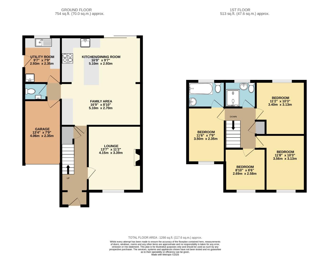 77, Himley Green, Leighton Buzzard floorplan