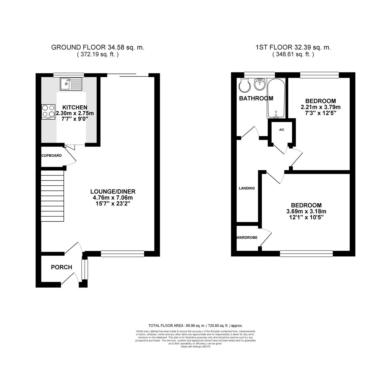 2 Bedrooms Terraced house for sale in Goodwin Walk, Newbury RG14