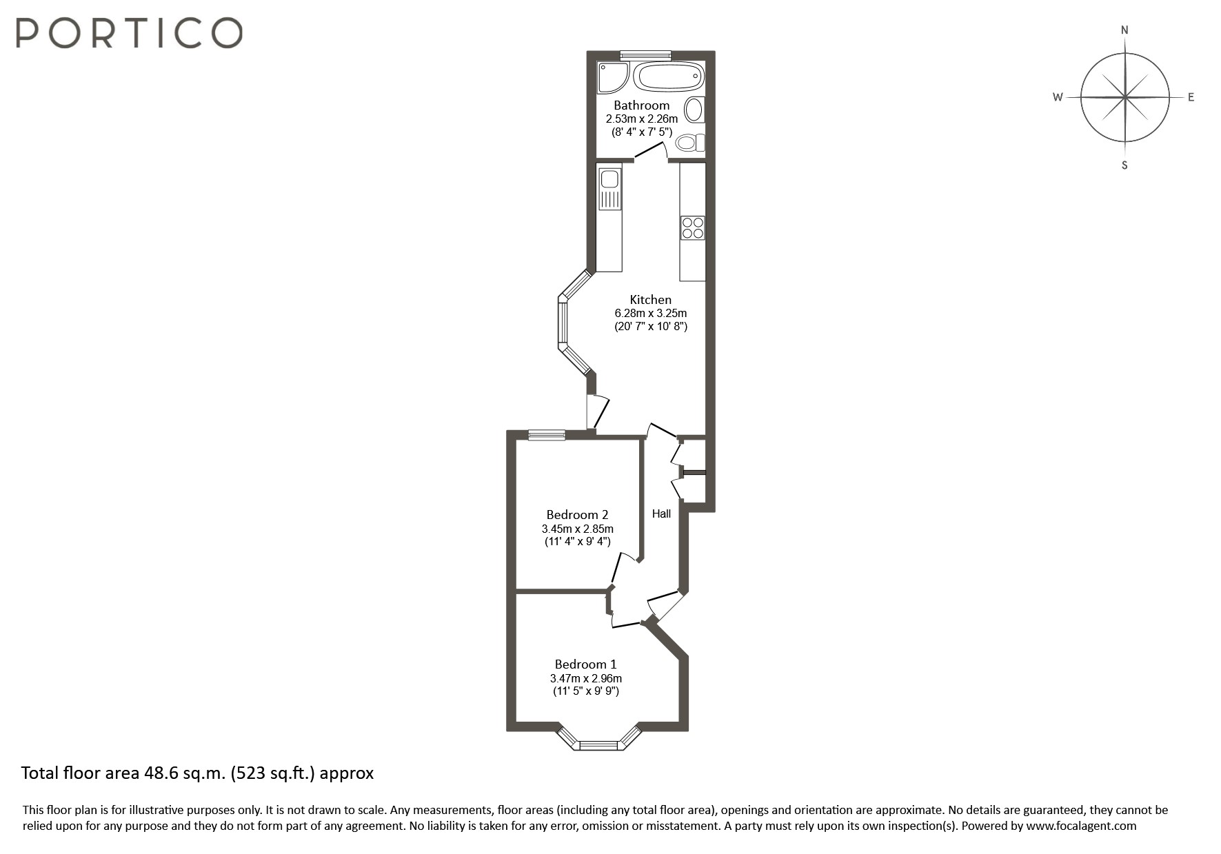 Steele Road, Leytonstone, London E11, 2 bedroom flat for sale