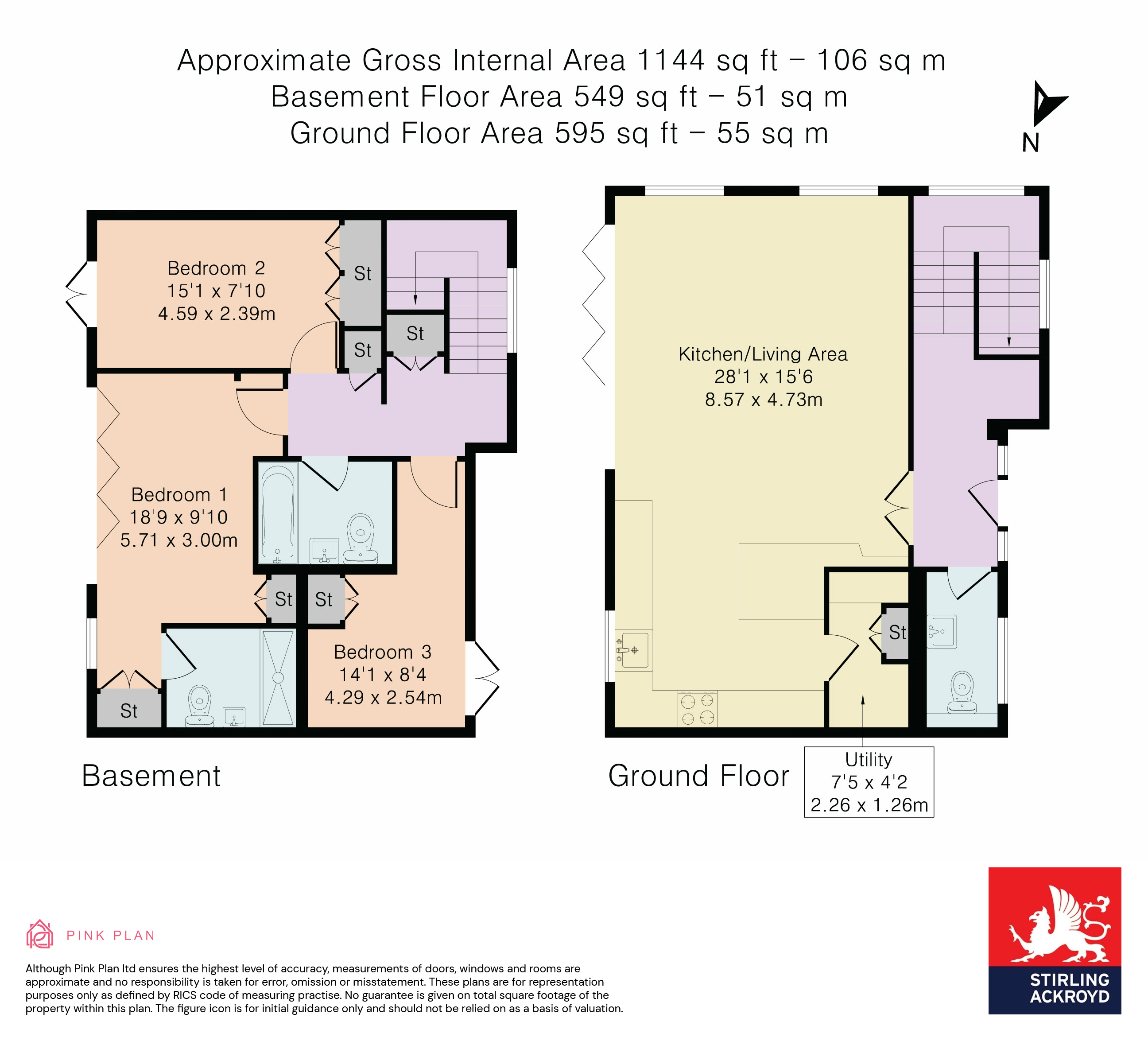 2, Langford Close, Guildford floorplan
