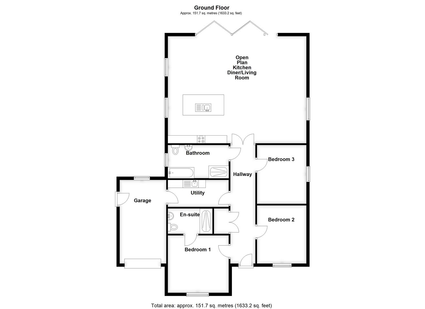 Plot 36, Keston Fields, Spalding floorplan