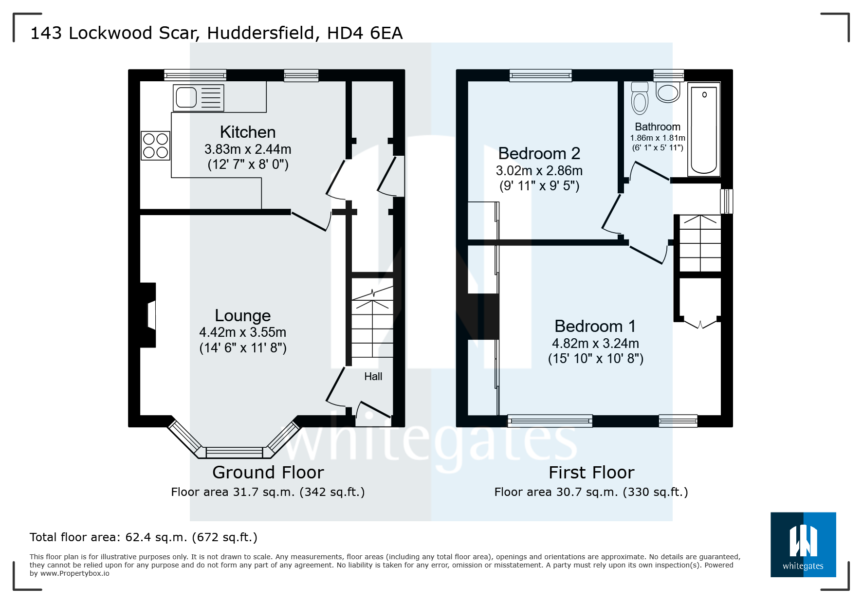 143, Lockwood Scar, Huddersfield floorplan