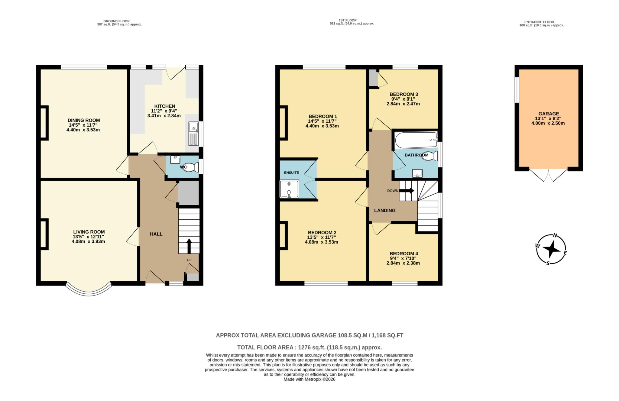 23, Elm Road, Royal Tunbridge Wells floorplan