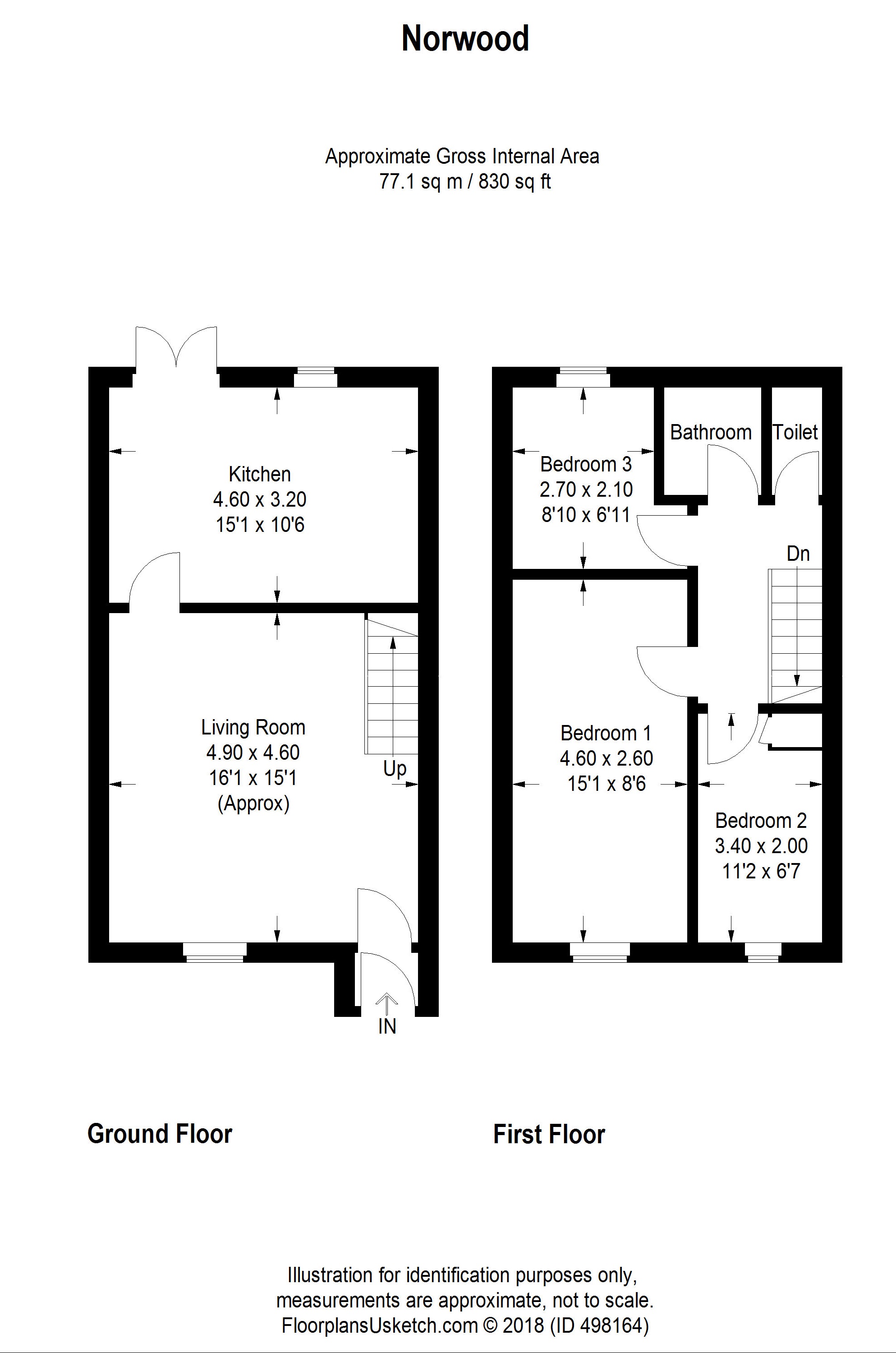 3 Bedrooms Terraced house to rent in Norwood Close, Swindon, Wiltshire SN3